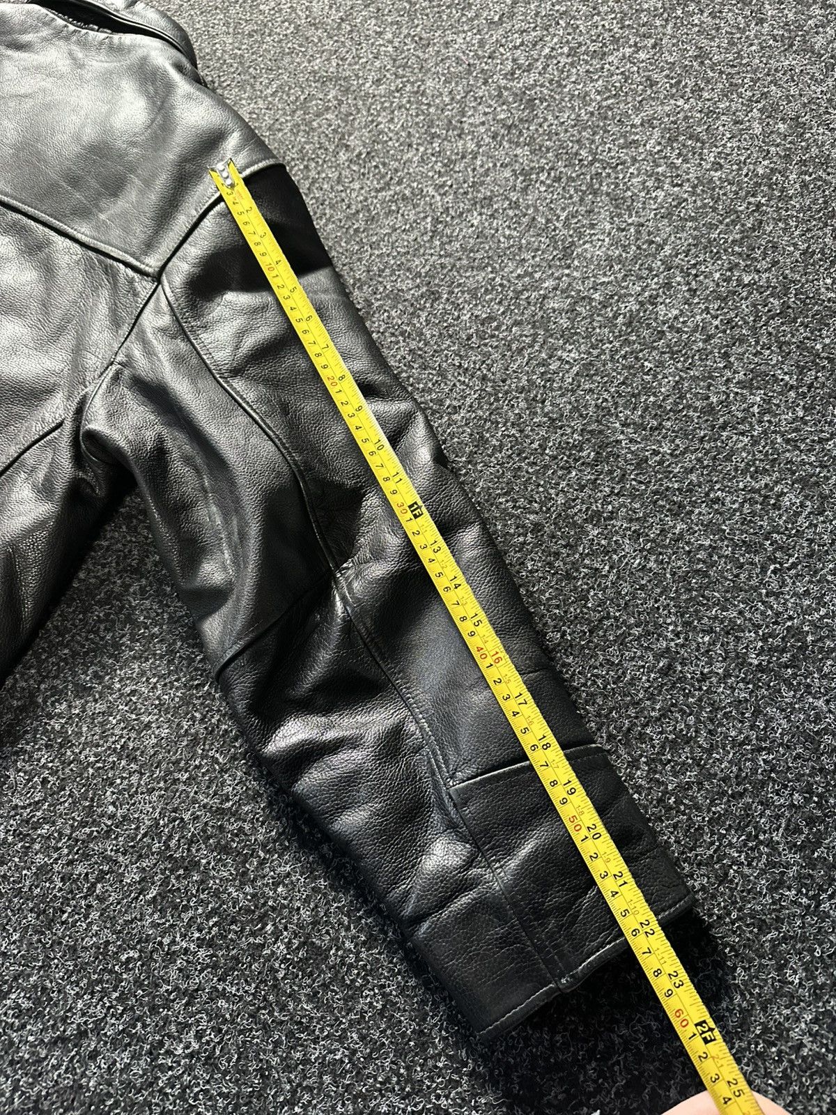 Harley Davidson × Leather 🚨Vintage 90s Leather Biker Jacket-West Style Maison Margiela Size US M / EU 48-50 / 2 - 19 Thumbnail