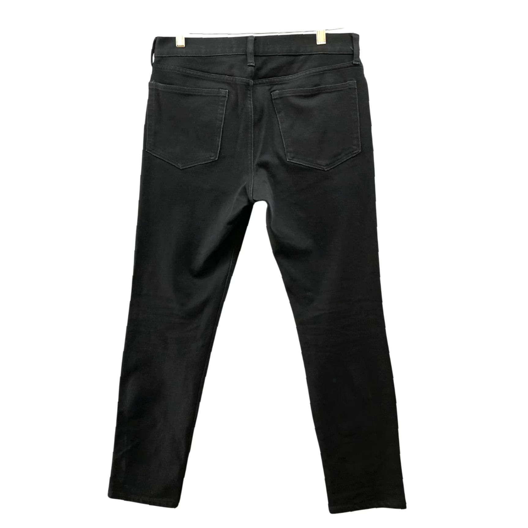 Everlane Everlane The Slim Jean Mens 31x30 Black Dark Organic Stretch Cotton Denim 5-Pocket Feature: Stretch Slim Fit Zip Fly Baggy? Size US 31 - 2 Thumbnail