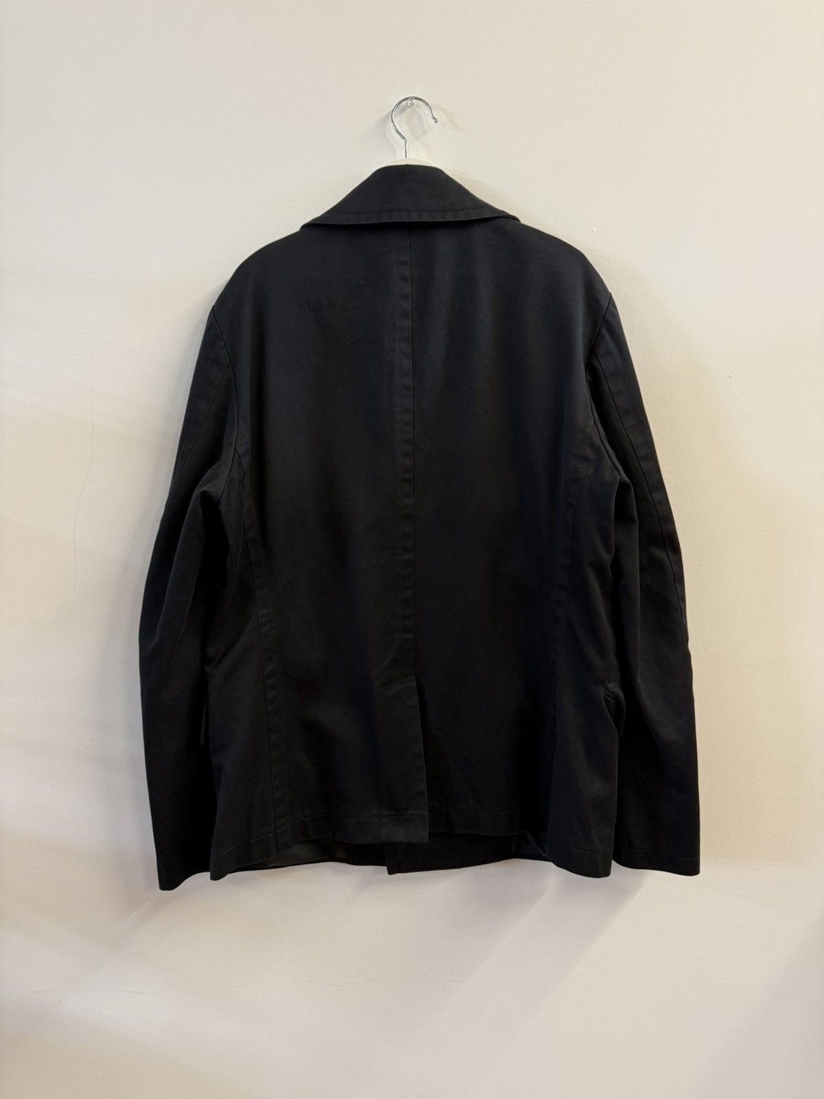 Gucci GUCCI-Black 100% Cotton Double-Breasted Jacket-Field Coat XL Size US L / EU 52-54 / 3 - 2 Thumbnail
