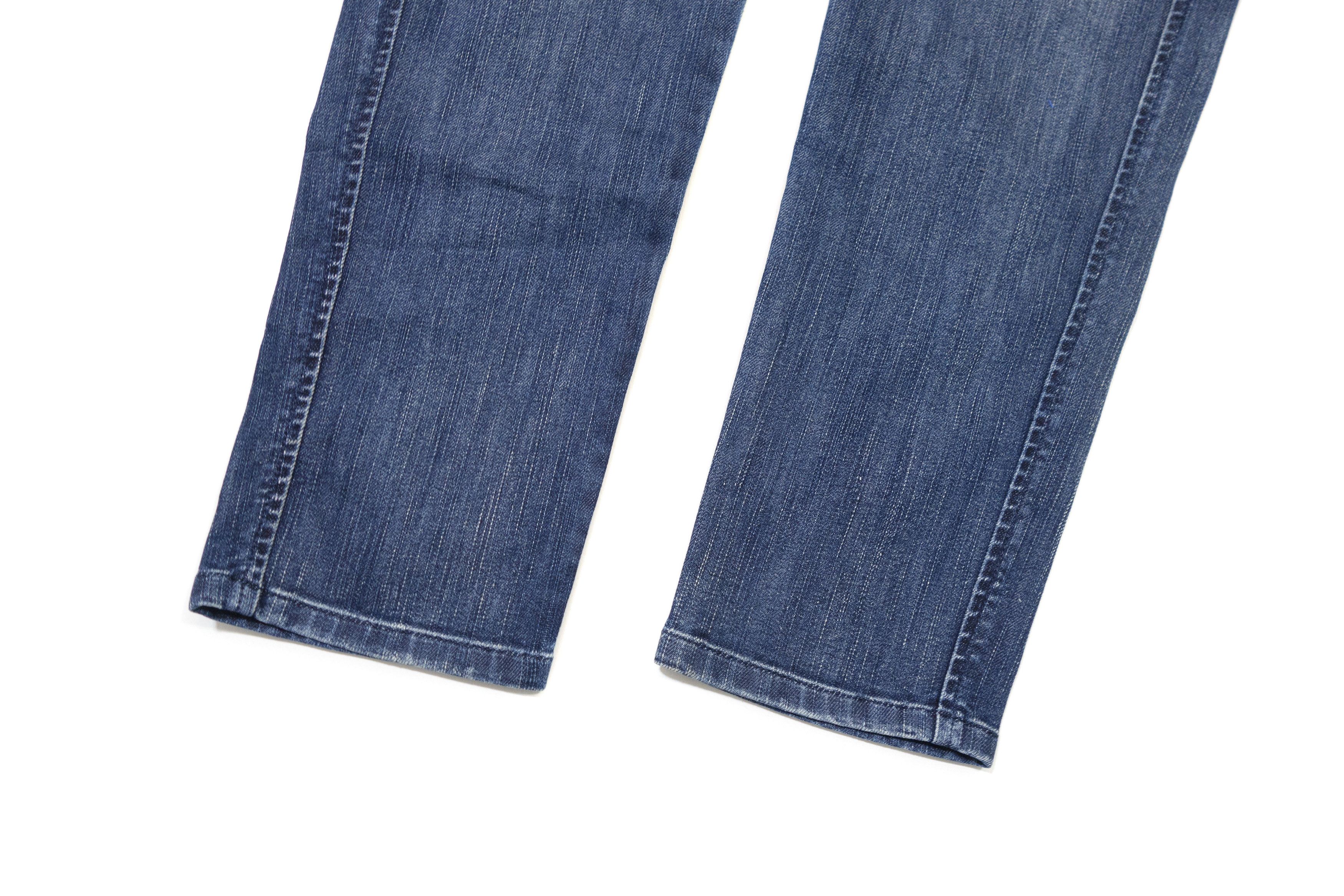 Marithe + Francois Girbaud Y2K X-Pocket Panel Construction Pocket Slim Straight Denim Size 27" / US 4 / IT 40 - 4 Thumbnail