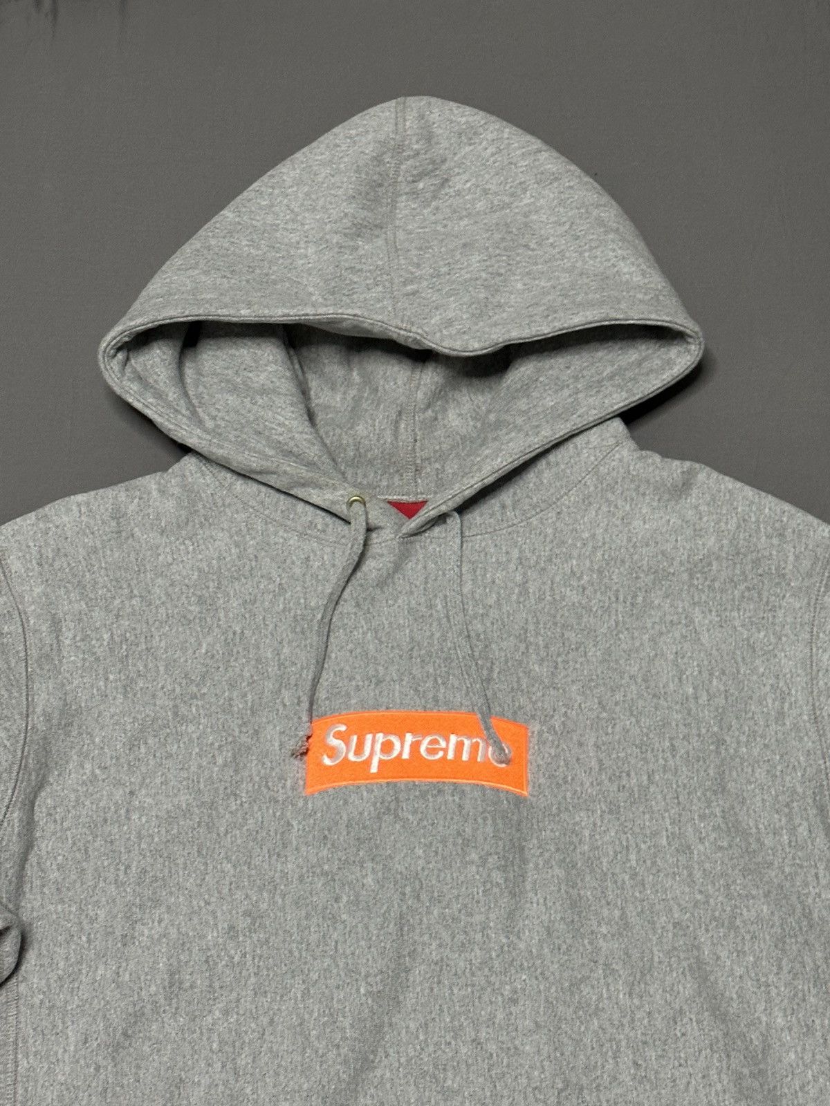 Supreme Supreme Box Logo Hoodie grey Size US L / EU 52-54 / 3 - 2 Thumbnail