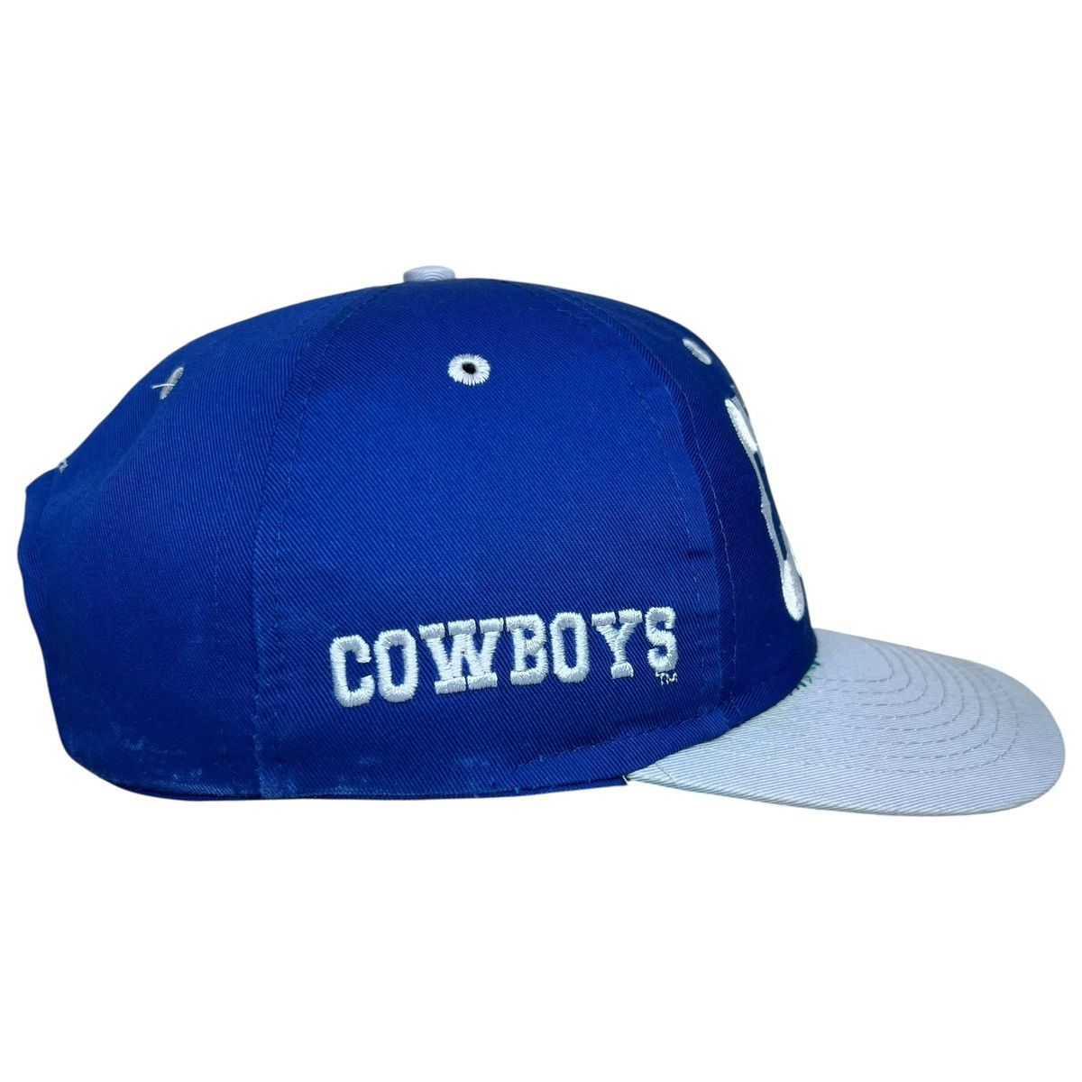 NFL NFL Dallas Cowboys Spell Out Two Tone Embroidered Snapback Size ONE SIZE - 2 Thumbnail