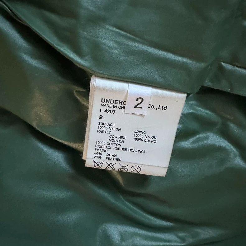 Undercover UNDERCOVER Leather sleeve down jacket 2506-Nextarrow Size US M / EU 48-50 / 2 - 4 Thumbnail