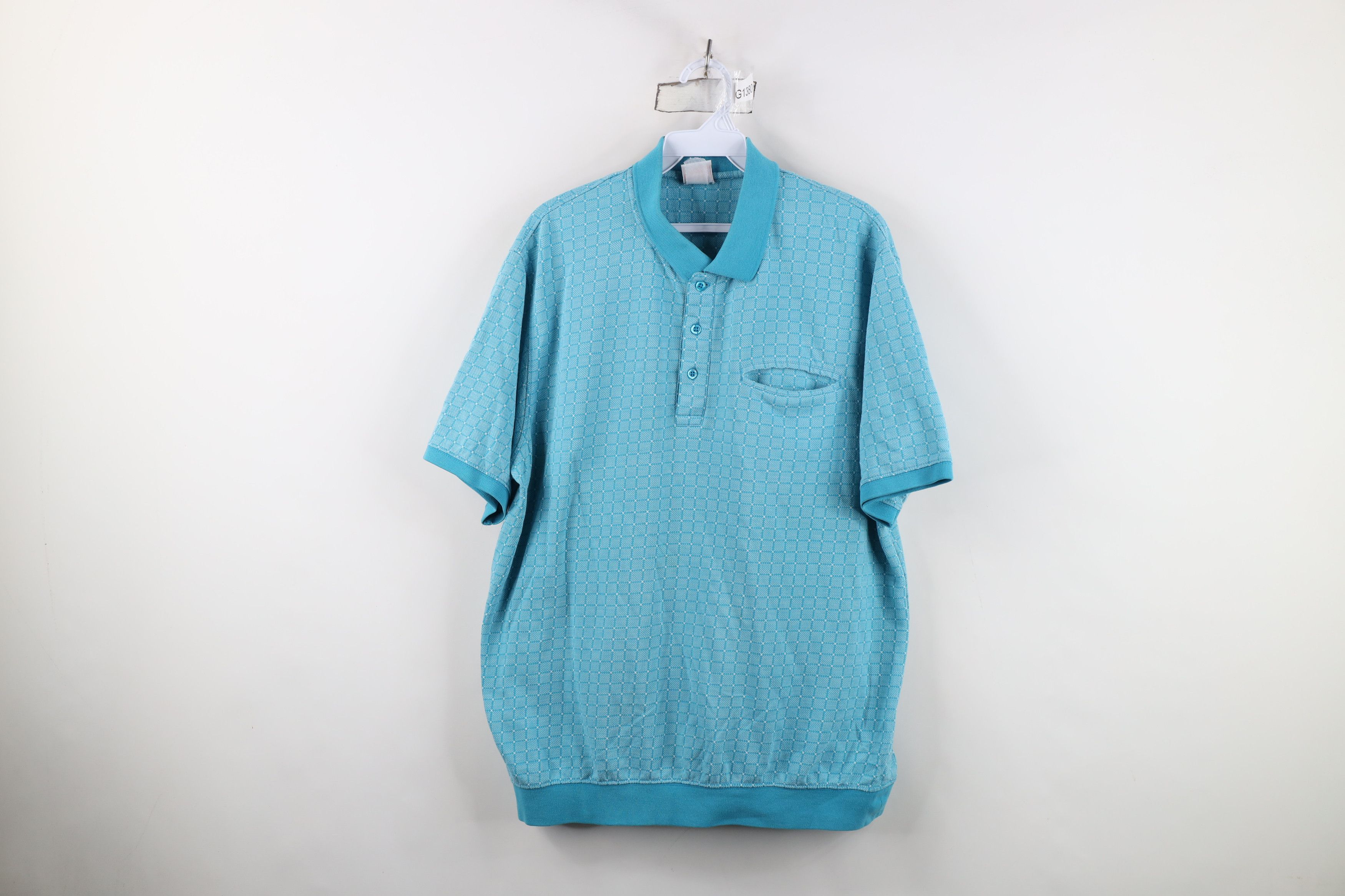 Vintage Vintage 90s Streetwear Checkered Pullover Polo Shirt Size US XL / EU 56 / 4 - 1 Thumbnail