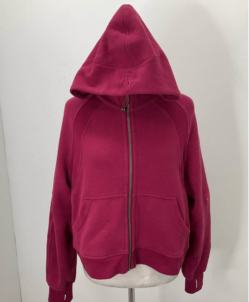 Lululemon XS/S Lululemon Scuba Oversized Hoodie Pomegranate Sweatshirt Size XS / US 0-2 / IT 36-38 - 5 Thumbnail