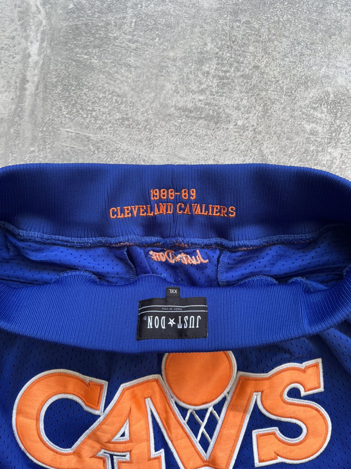 Just Don × Mitchell & Ness × NBA Just Don Cleveland Cavaliers Cavs Shorts Size US 36 / EU 52 - 9 Thumbnail