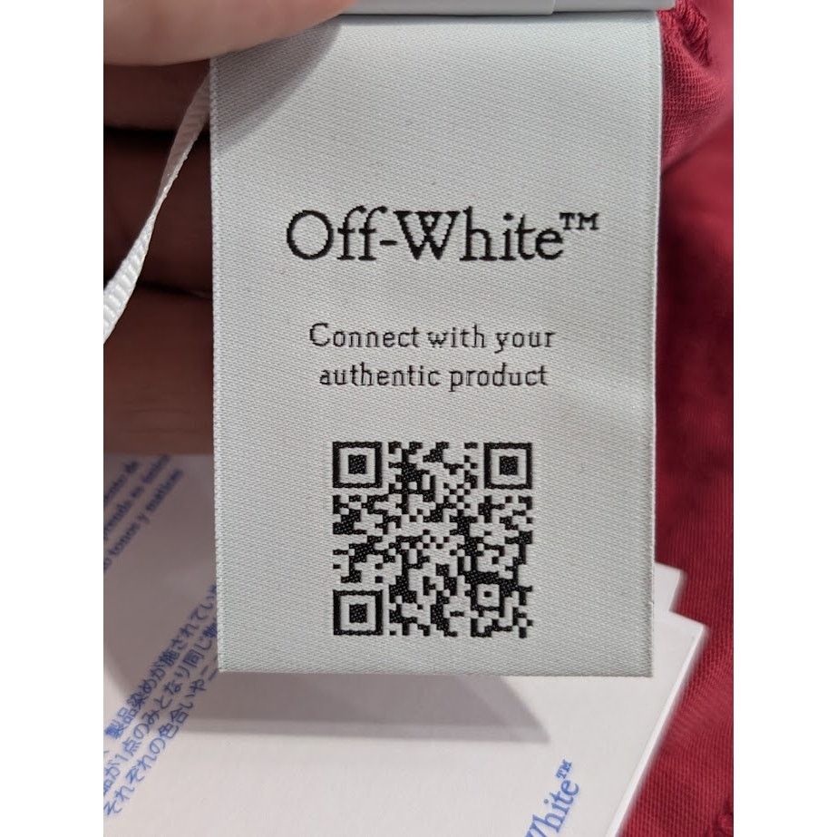 Off-White o1rshd1 Matthew Over S/S Tee in Rio Red Grey Size US S / EU 44-46 / 1 - 17 Thumbnail