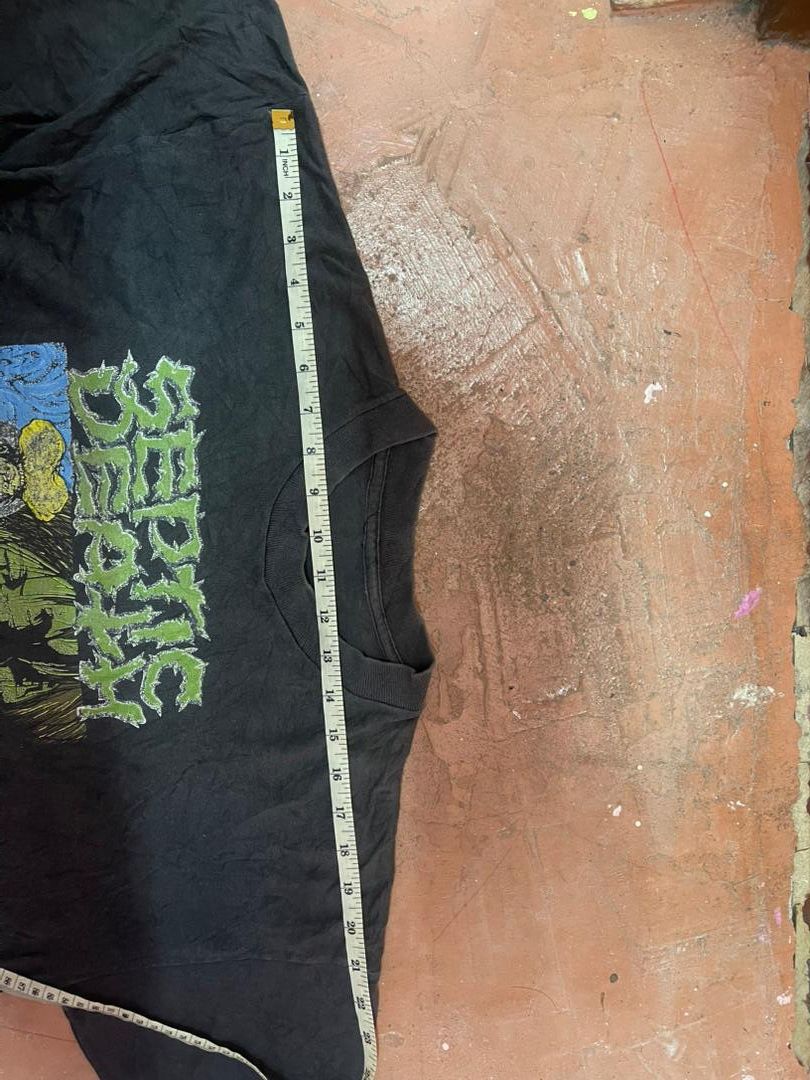 Band Tees Rare Pushead Septic Death Metal Band Size US L / EU 52-54 / 3 - 9 Thumbnail