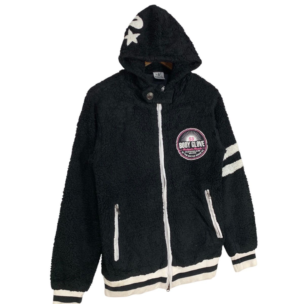 Body Glove Vintage Body Glove Surfing Surf Style Fleece Jacket Hoodie Size US S / EU 44-46 / 1 - 2 Thumbnail