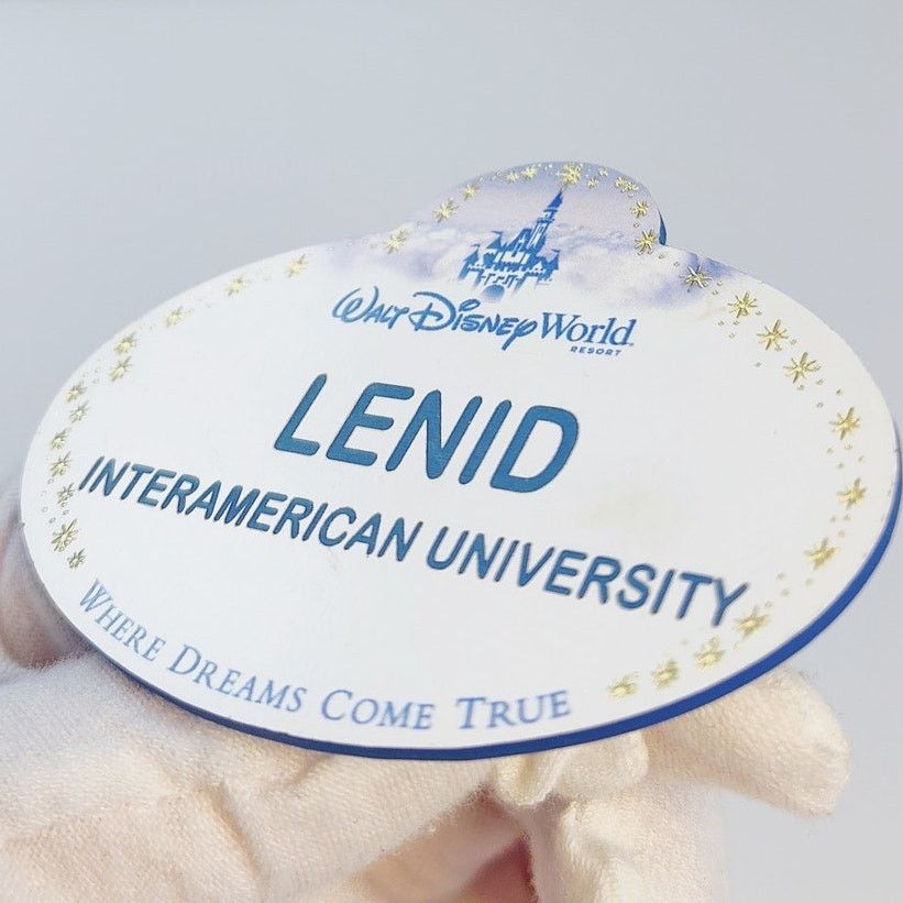 Disney Disney Parks Cast Member Badge Lendi White Gold Stars Size ONE SIZE - 6 Thumbnail