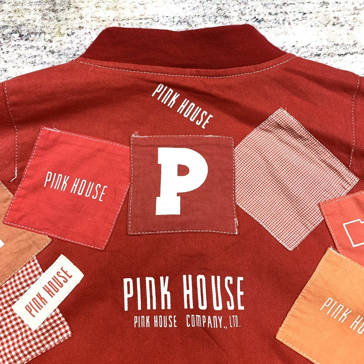 Japanese Brand Vintage pink house patches ma-1 bomber jacket Size US M / EU 48-50 / 2 - 6 Thumbnail