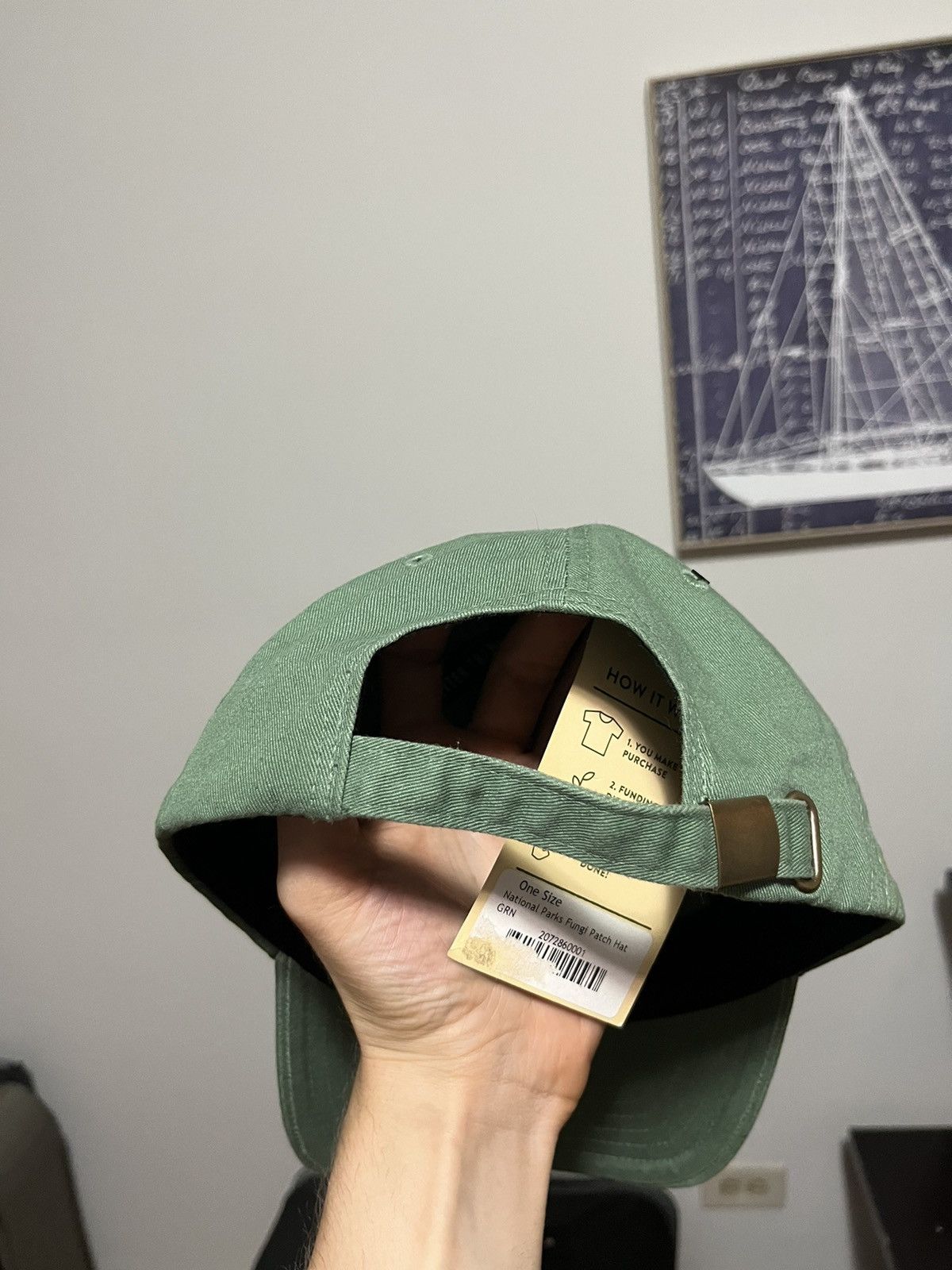 Other Parks Project National Parks Fungi Patch Hat cap khaki green Size ONE SIZE - 3 Thumbnail