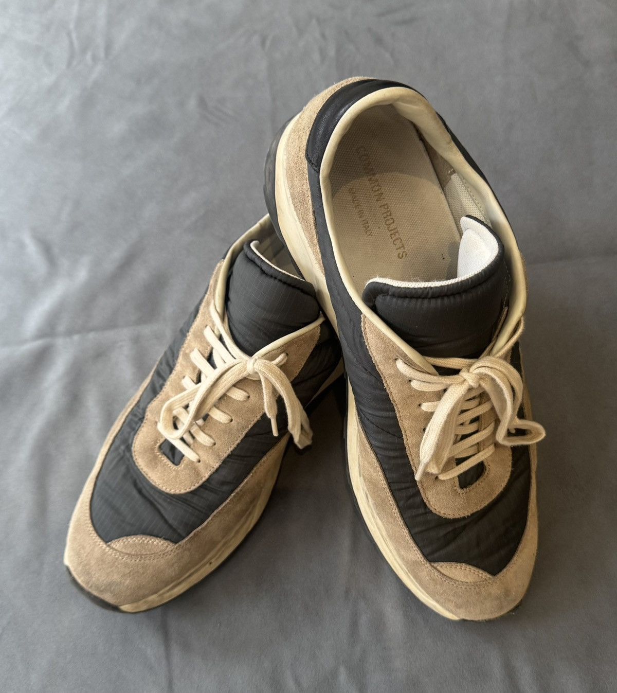 Common Projects COMMON PROJECTS TRACK BLACK & BROWN Size US 9 / EU 42 - 2 Thumbnail