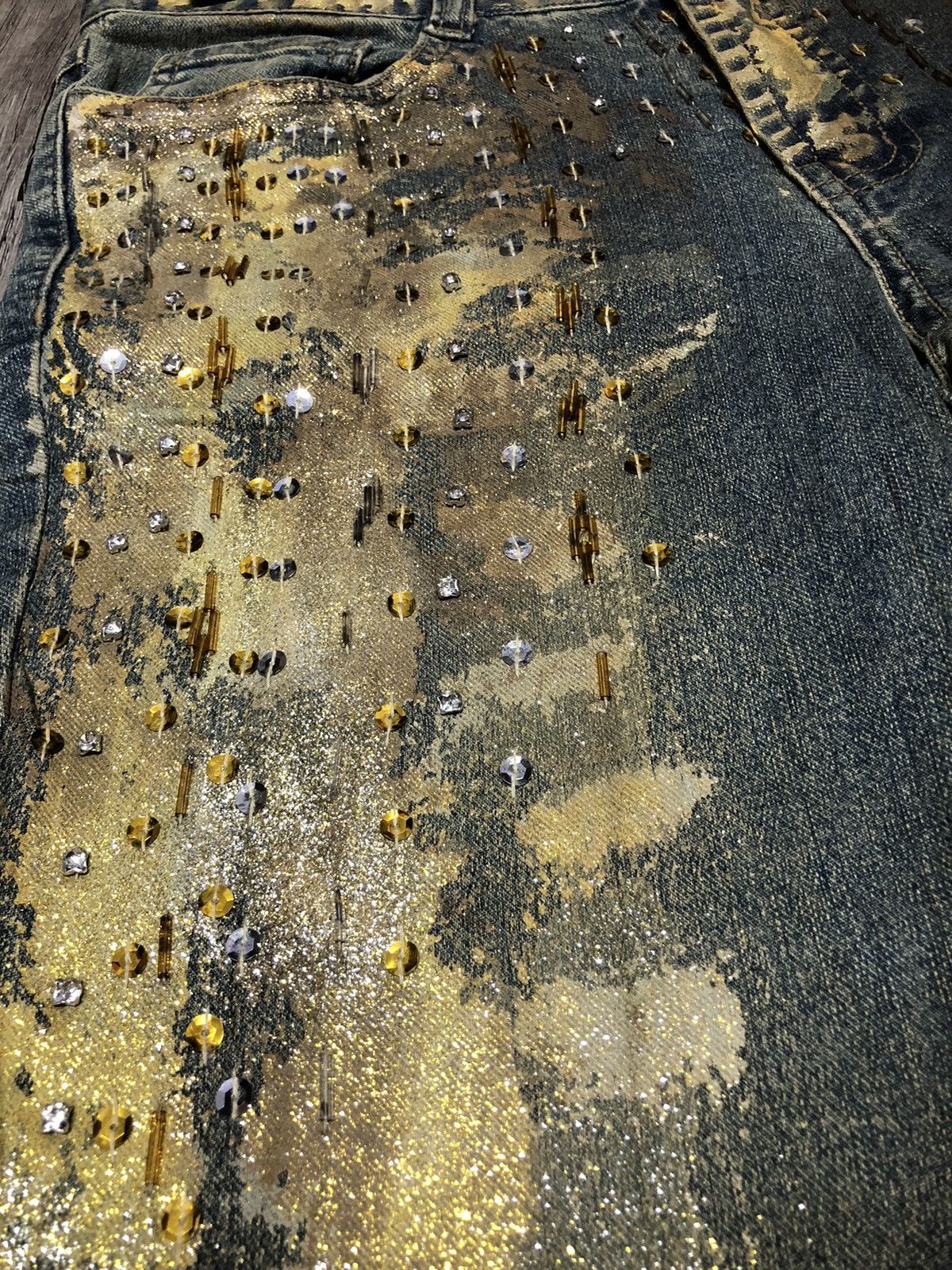 Designer × Japanese Brand × Vintage CF LINE FLARED BOOTCUT JEANS COMPANY Size 29" - 20 Thumbnail