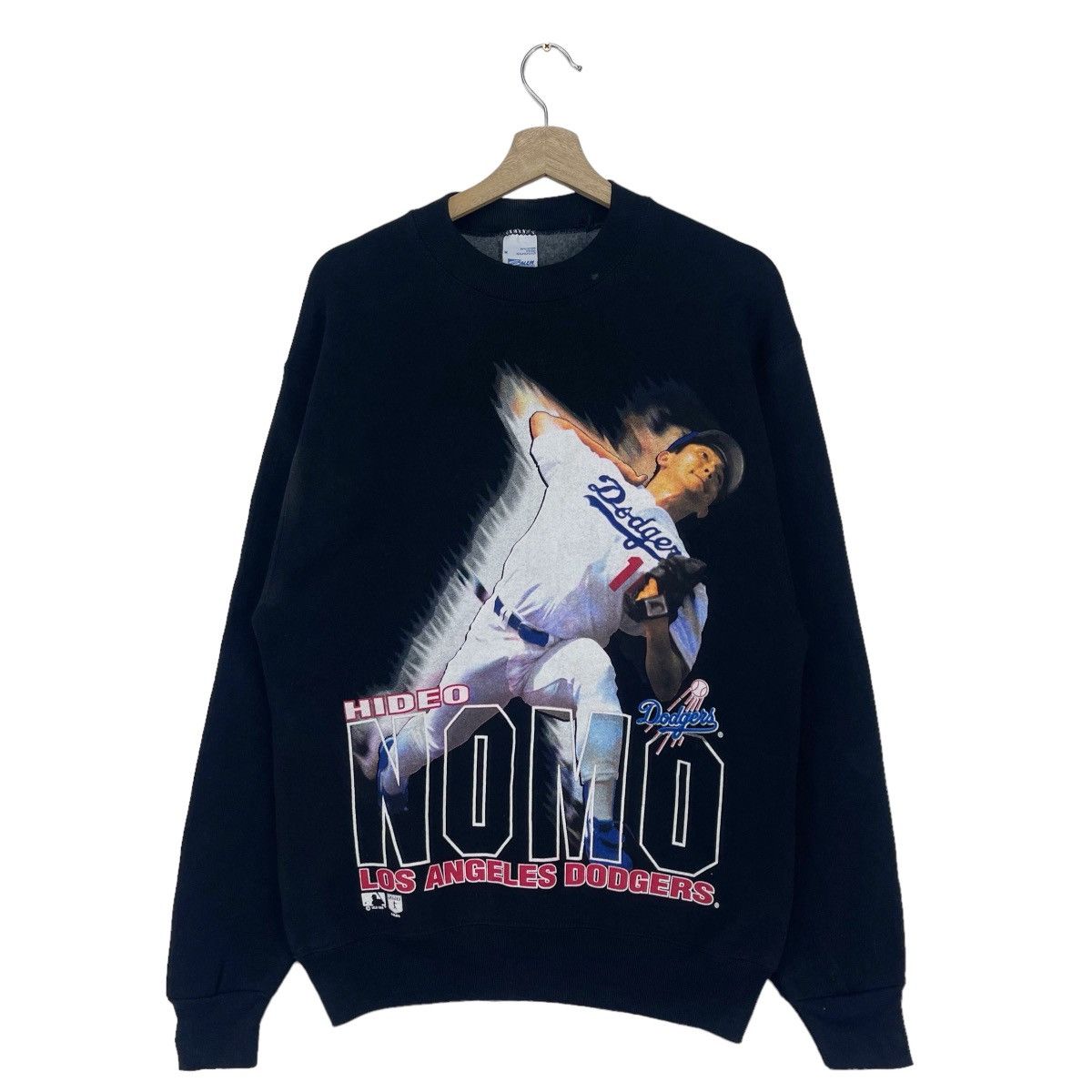 MLB × Vintage 1995 Hideo Nomo Los Angeles Dodgers Sweatshirt Size US M / EU 48-50 / 2 - 1 Thumbnail