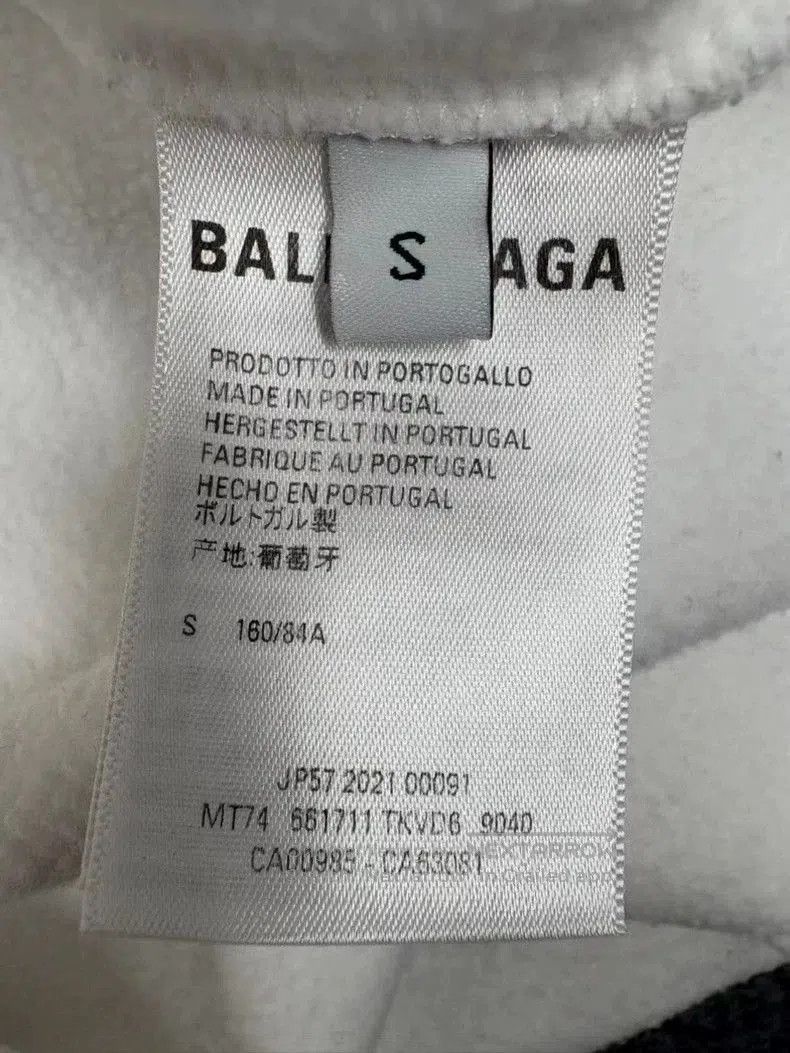 Balenciaga Balenciaga White Mosaic Logo Hoodie. Size US S / EU 44-46 / 1 - 6 Thumbnail