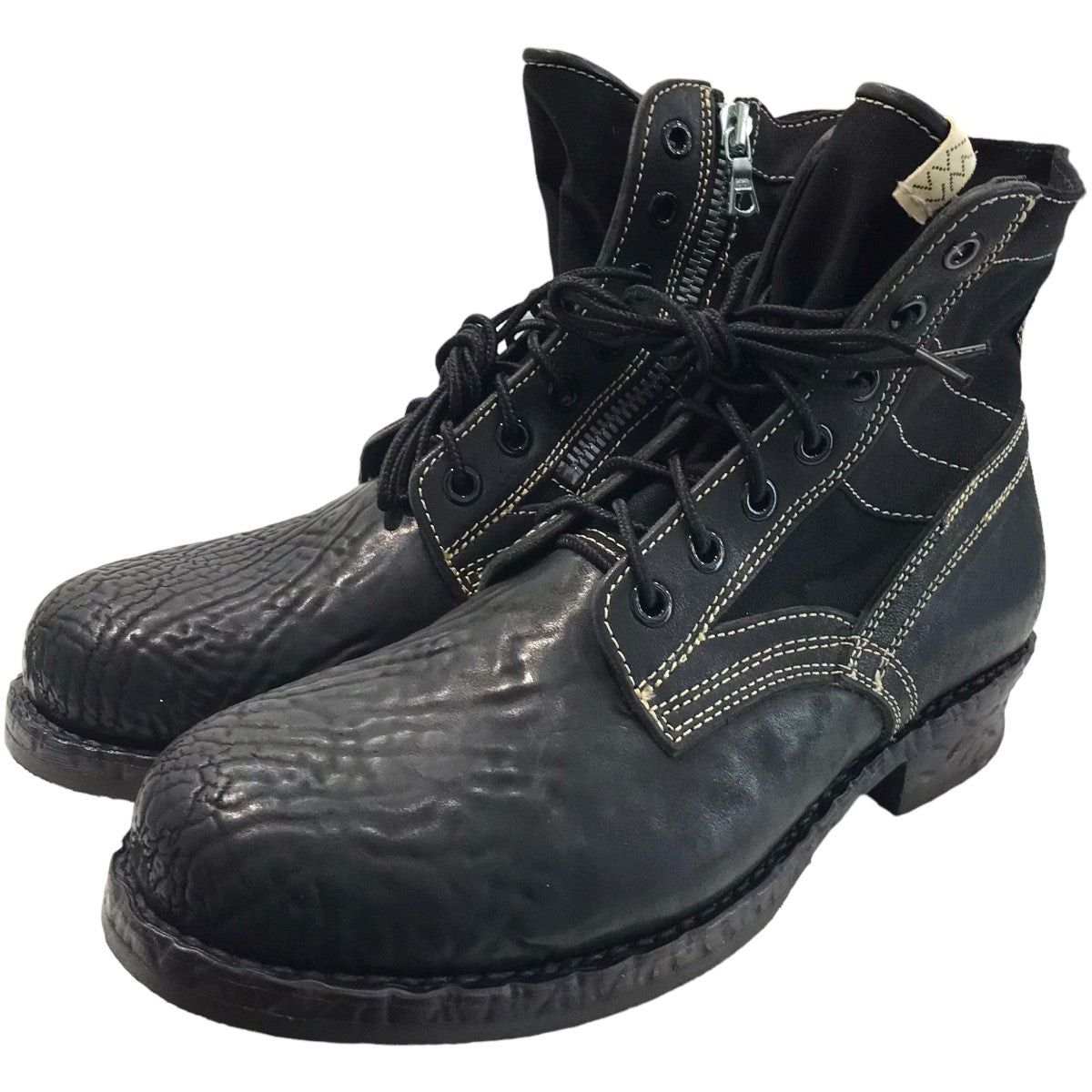 Undercover Undercover 24SS "side zip vibram sole boots 0124102002014 Size US 15 / EU 48 - 1 Thumbnail