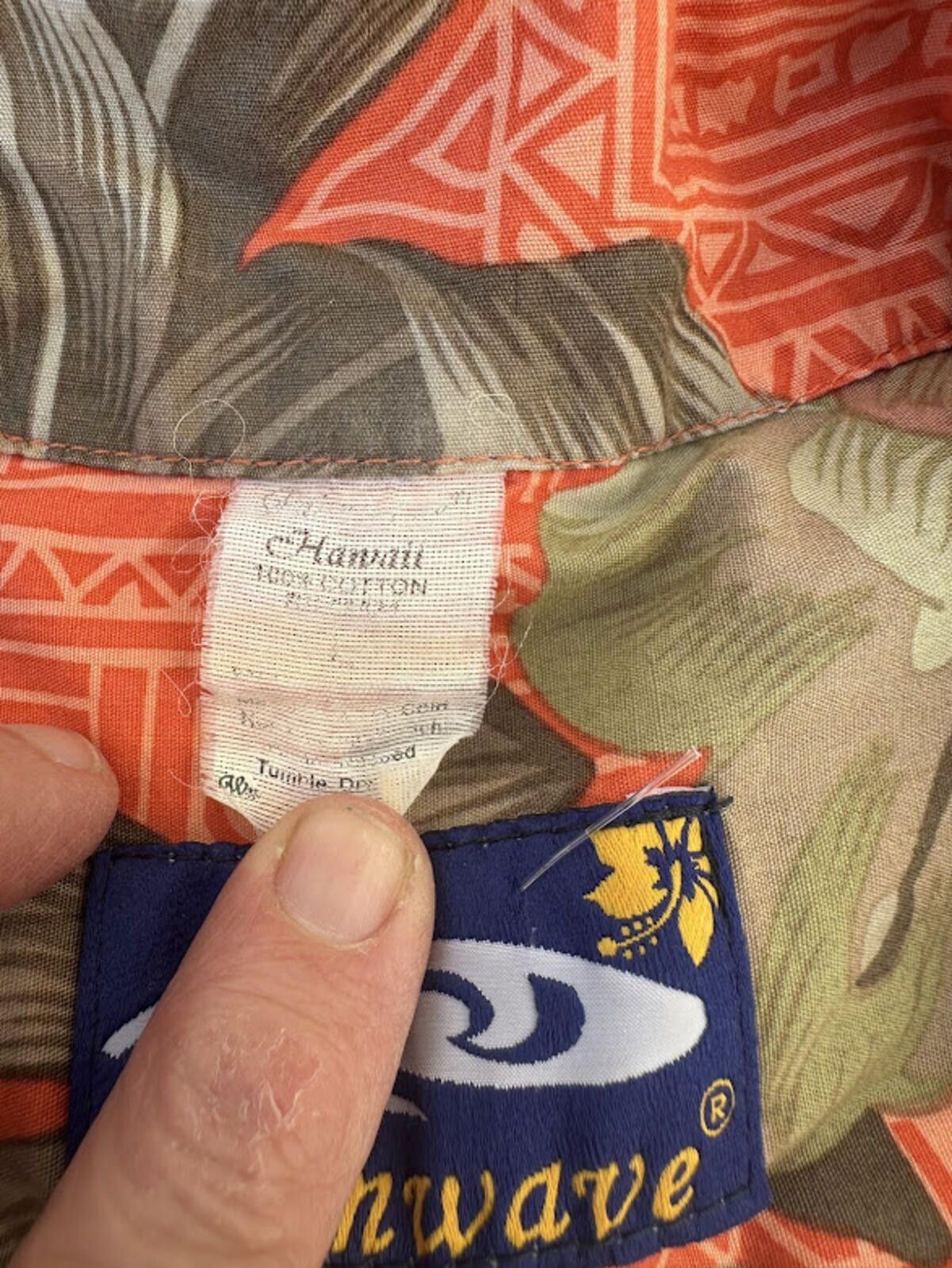 Other Palmwave Hawaiian Aloha Shirt Orange Floral Size US L / EU 52-54 / 3 - 4 Thumbnail