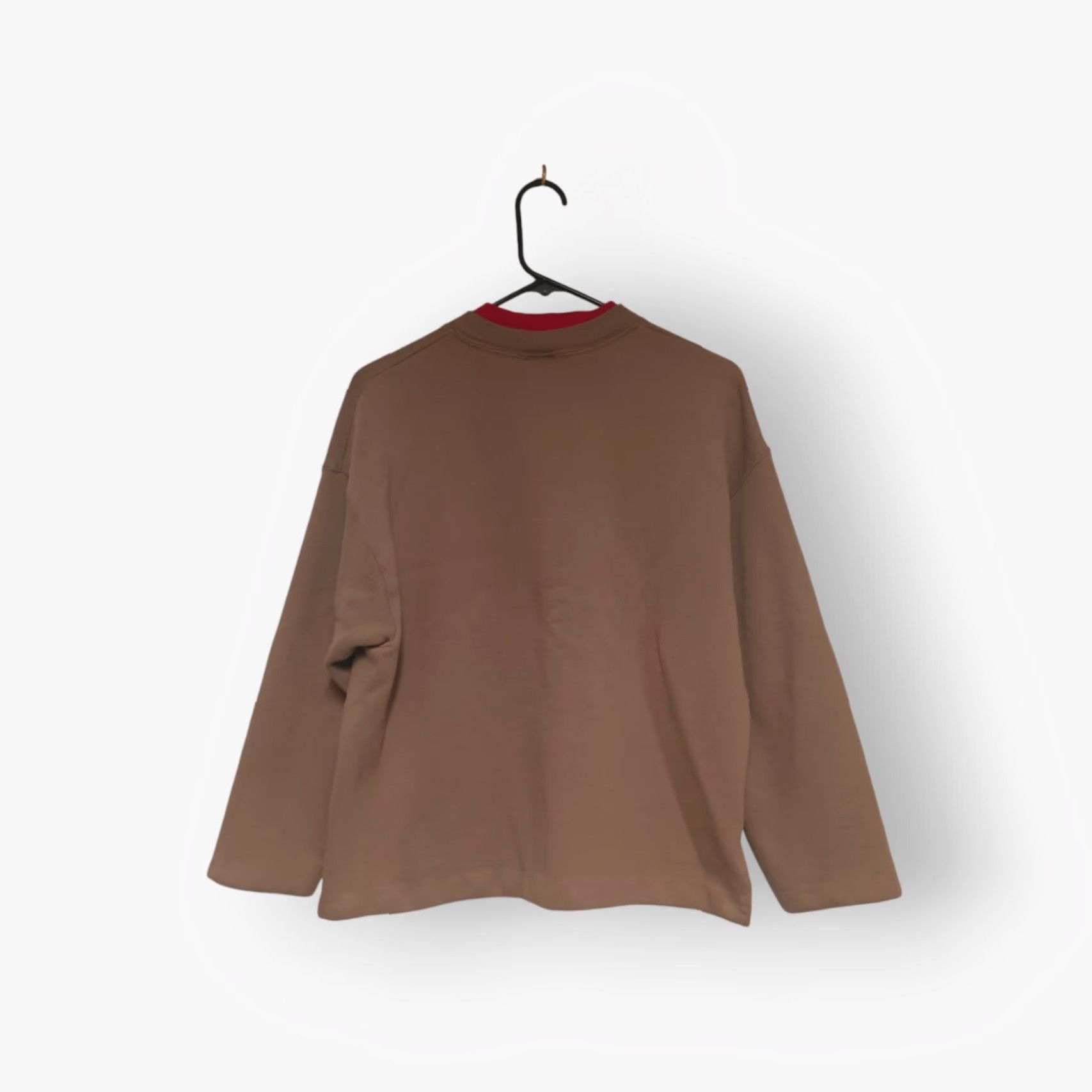 Lee VINTAGE Lee Sweatshirt Womens L Cardinal Missouri USA Made Crew Neck Pullover Heavyweight Long Sleeve Brown/Tan Cotton Polyester Size L / US 10 / IT 46 - 4 Thumbnail