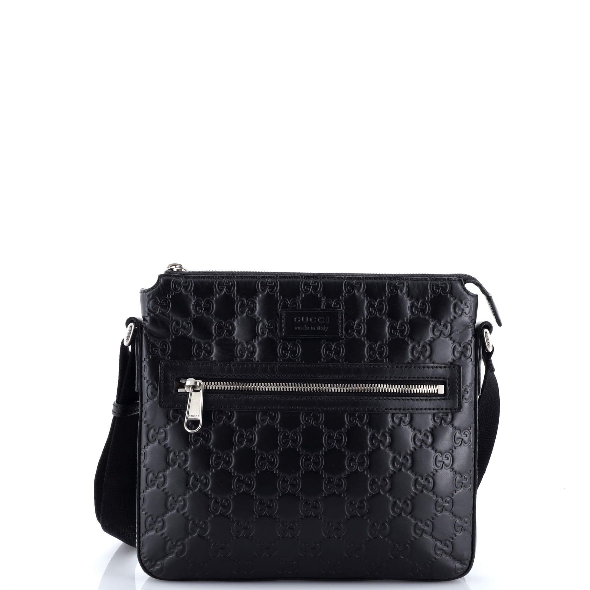 Gucci Signature Zip Messenger Bag Size ONE SIZE - 1 Thumbnail