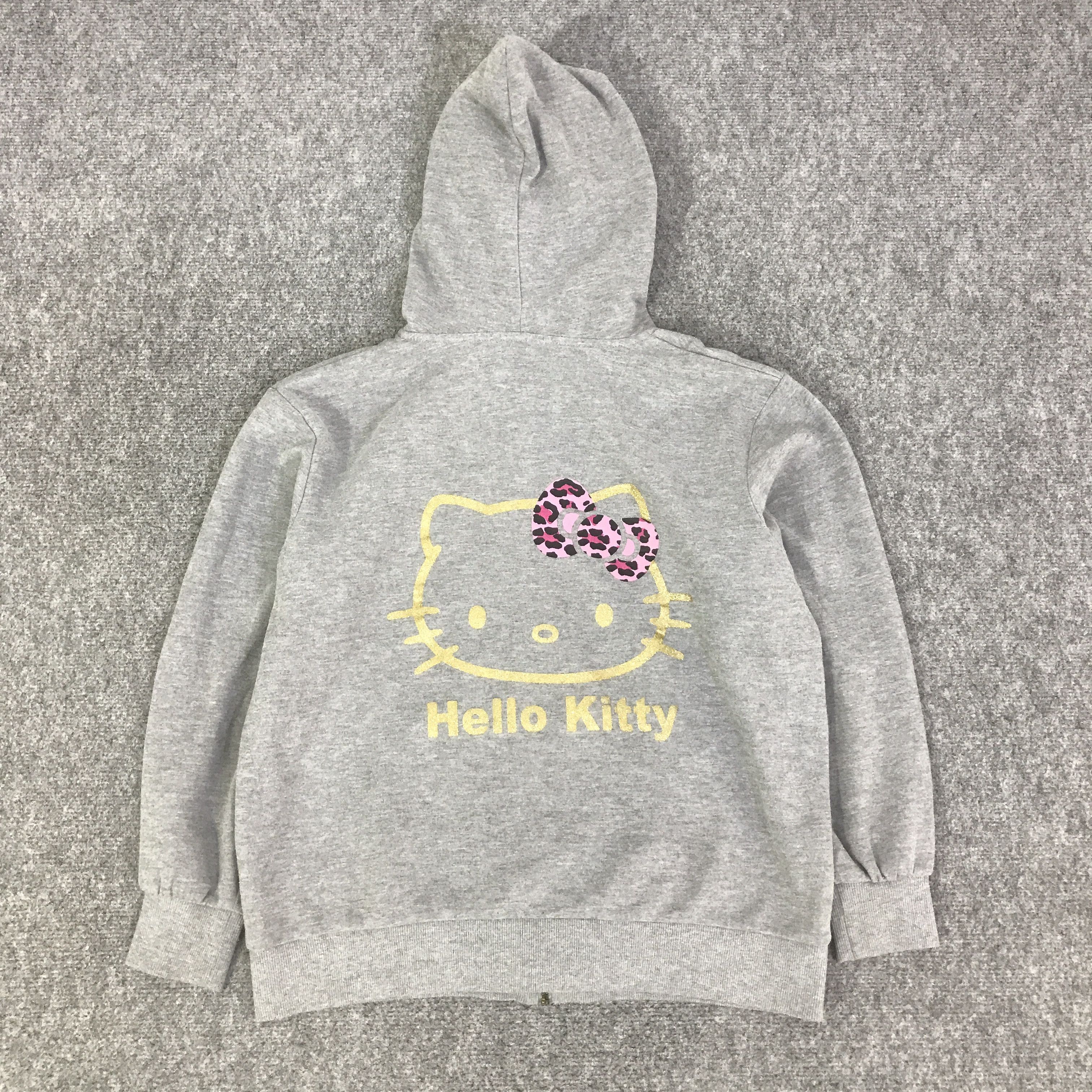 Japanese Brand HELLO KITTY HOODIE SWEATER JACKET K127B2 Size L / US 10 / IT 46 - 1 Thumbnail