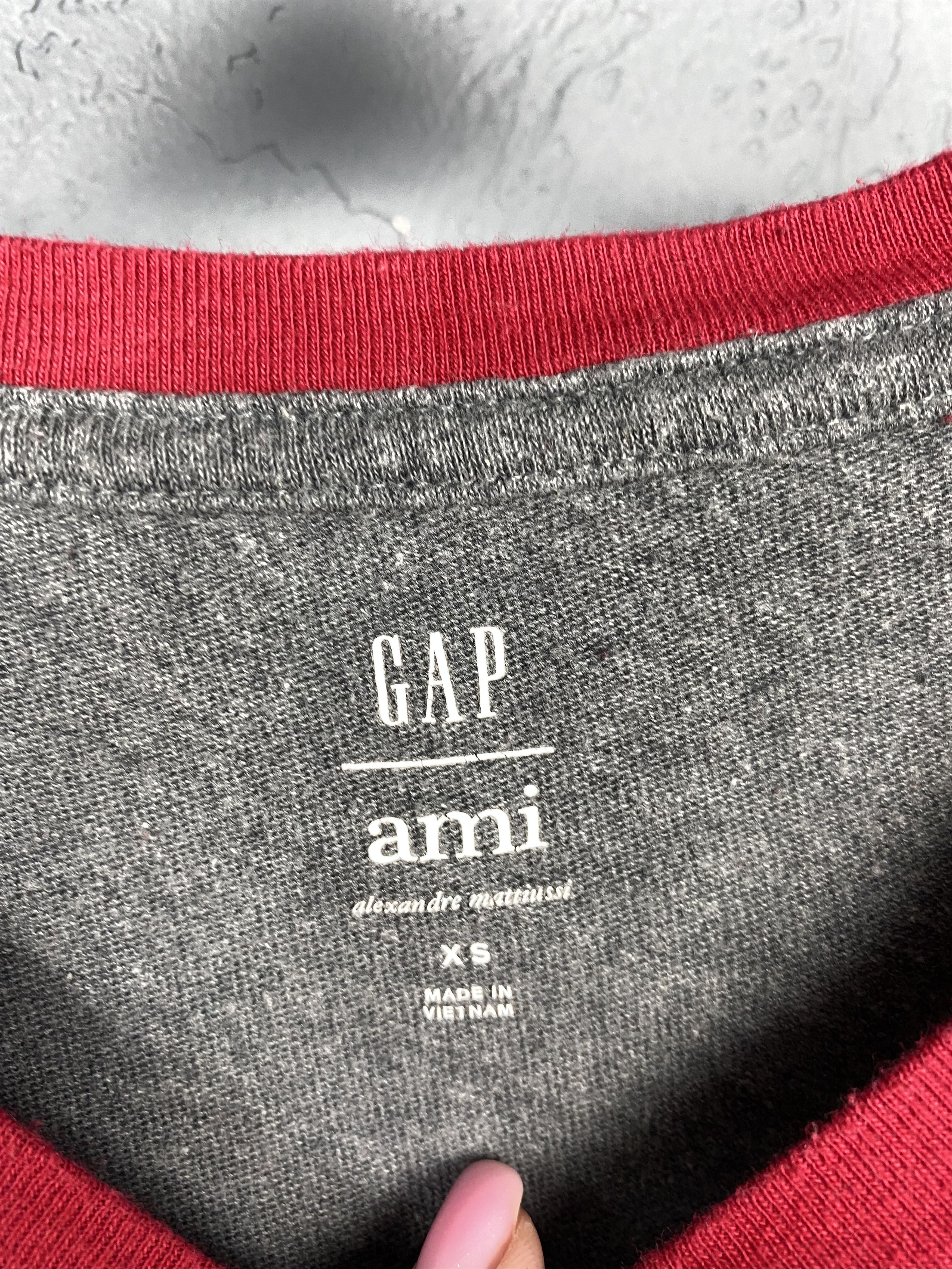 AMI Gap x AMI Alexandre Mattiussi Mens T-Shirt Tee Y2K Size US XS / EU 42 / 0 - 4 Thumbnail