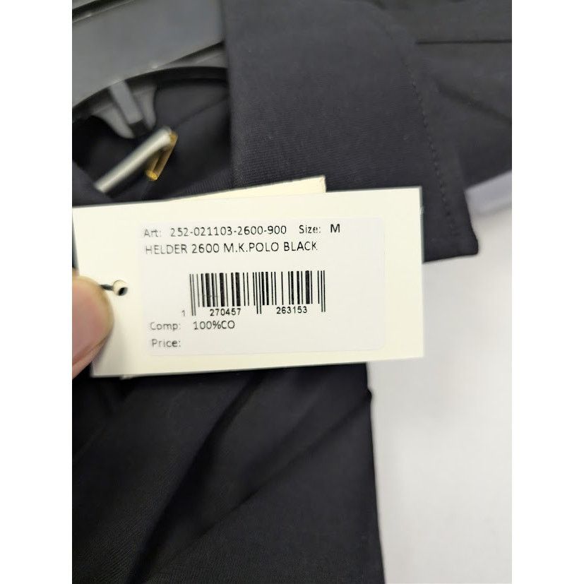 Dries Van Noten o1rshd1 Men's Solid Polo Shirt in Black Size US M / EU 48-50 / 2 - 15 Thumbnail