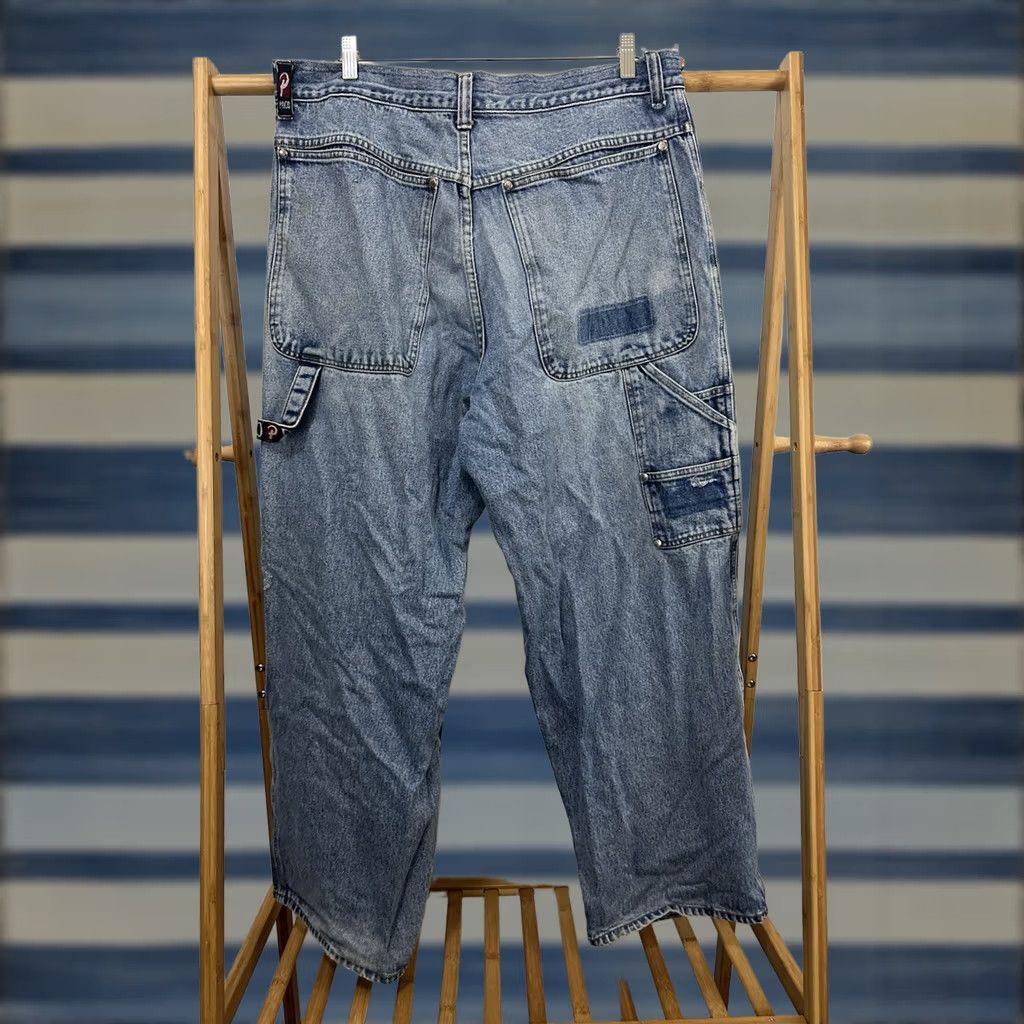 Vintage PACO Jeans VTG Ghost Denim Wide-Leg Baggy Carpent er Blue 38x30 Men XS? Size US 38 / EU 54 - 1 Thumbnail