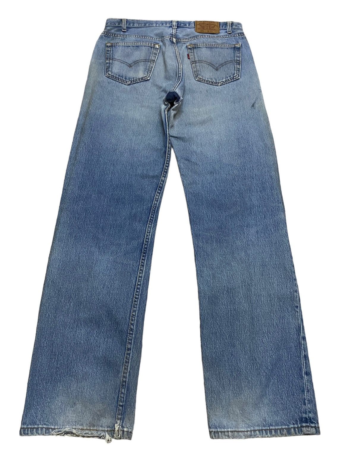 Levi's × Vintage Rare Design Vintage Brand Levis 501 Patchwork Jeans 1990s Size US 36 / EU 52 - 2 Thumbnail