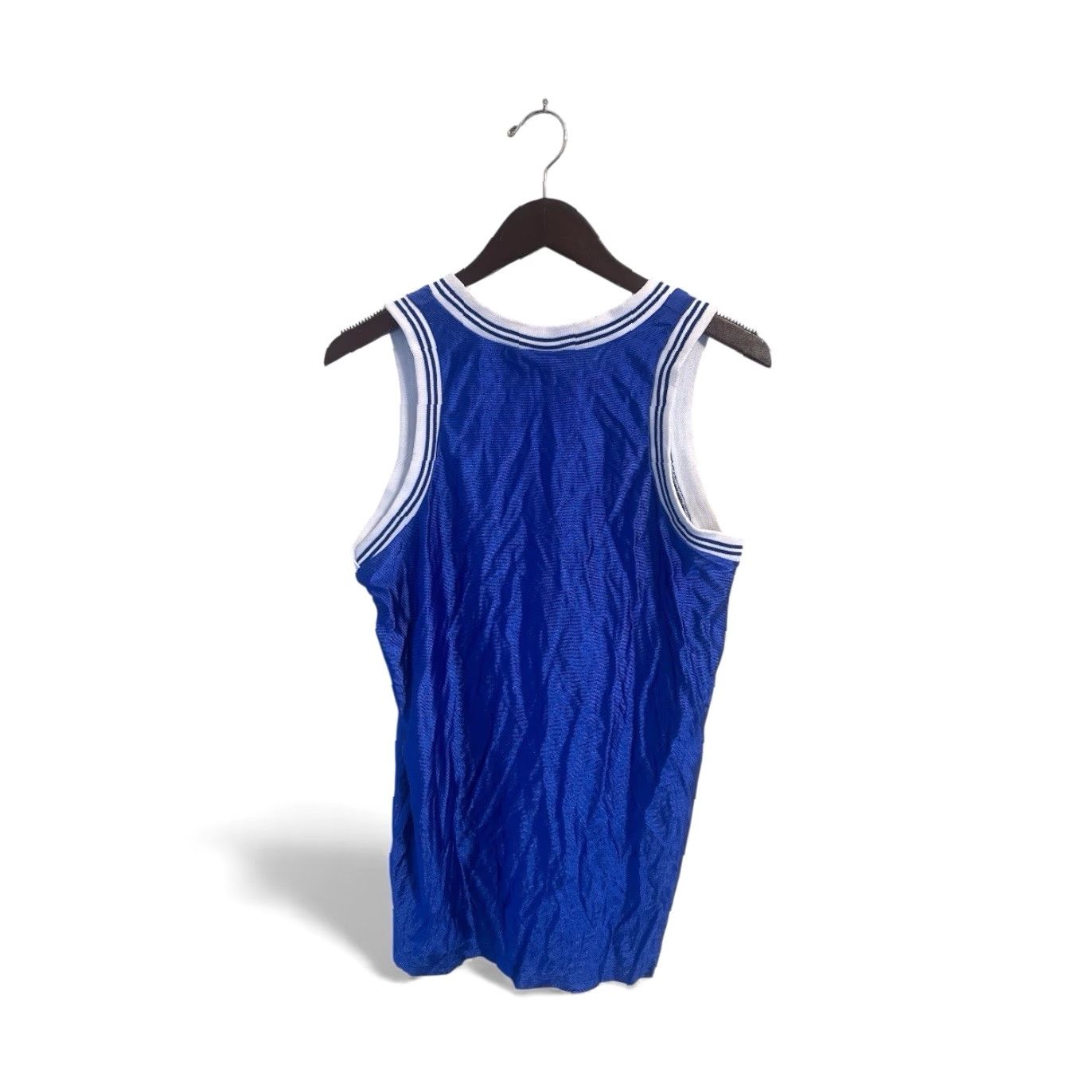 Vintage VINTAGE Saxon Dazzle Basketball Jersey Mens Tank M Regular Blue 90s Canada NWOT NOS Athletic Team Jerseys Size US M / EU 48-50 / 2 - 4 Thumbnail