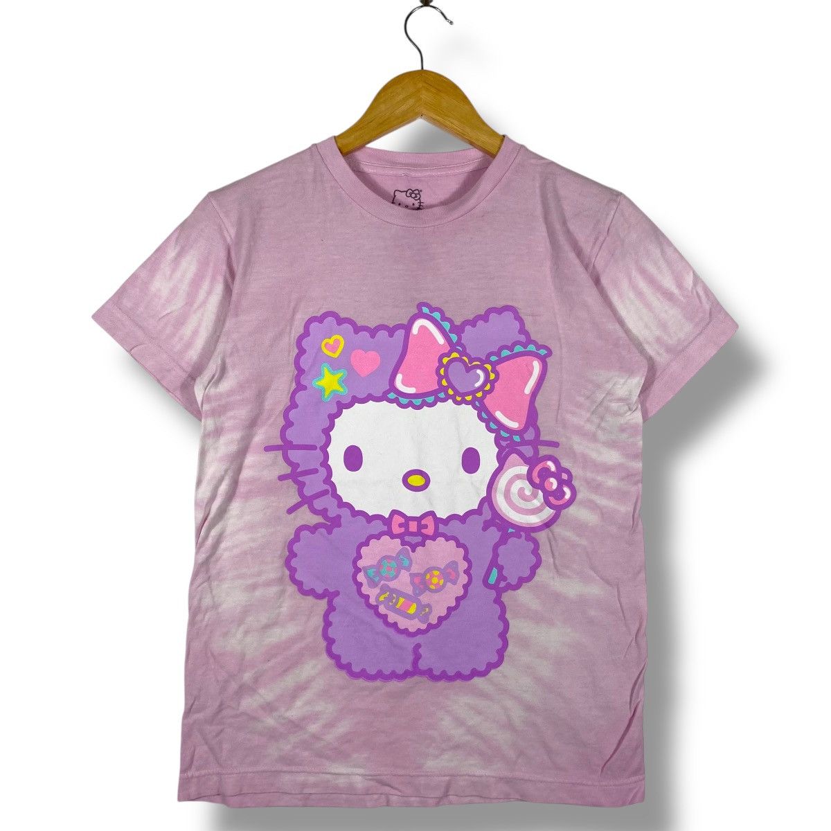 Anime HELLO KITTY Japanese Famous Animated Graphic Tee Shirt Size S / US 4 / IT 40 - 1 Thumbnail