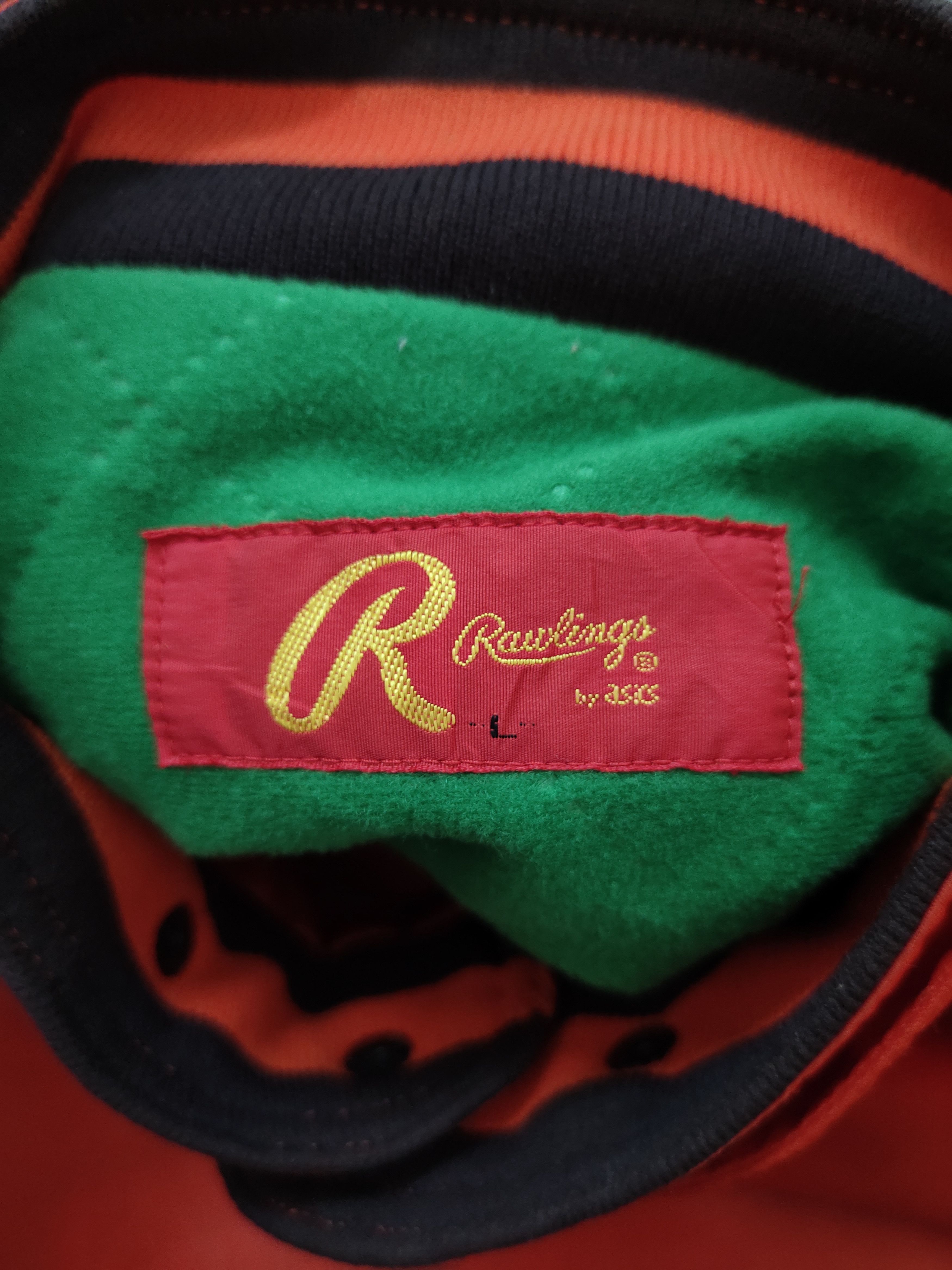 Japanese Brand Vtg 90s Rawlings Fukuoka Daiei Hawks Japan Baseball Jacket Size US L / EU 52-54 / 3 - 13 Thumbnail