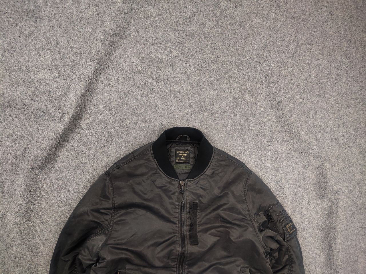 Superdry Superdry Japan Graphit washed MA1 Military Bomber Jacket LGB Size US L / EU 52-54 / 3 - 1 Thumbnail