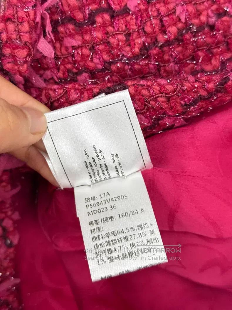 Chanel Chanel Metropolitan Series Red Tassel Jacket Size XS / US 0-2 / IT 36-38 - 7 Thumbnail