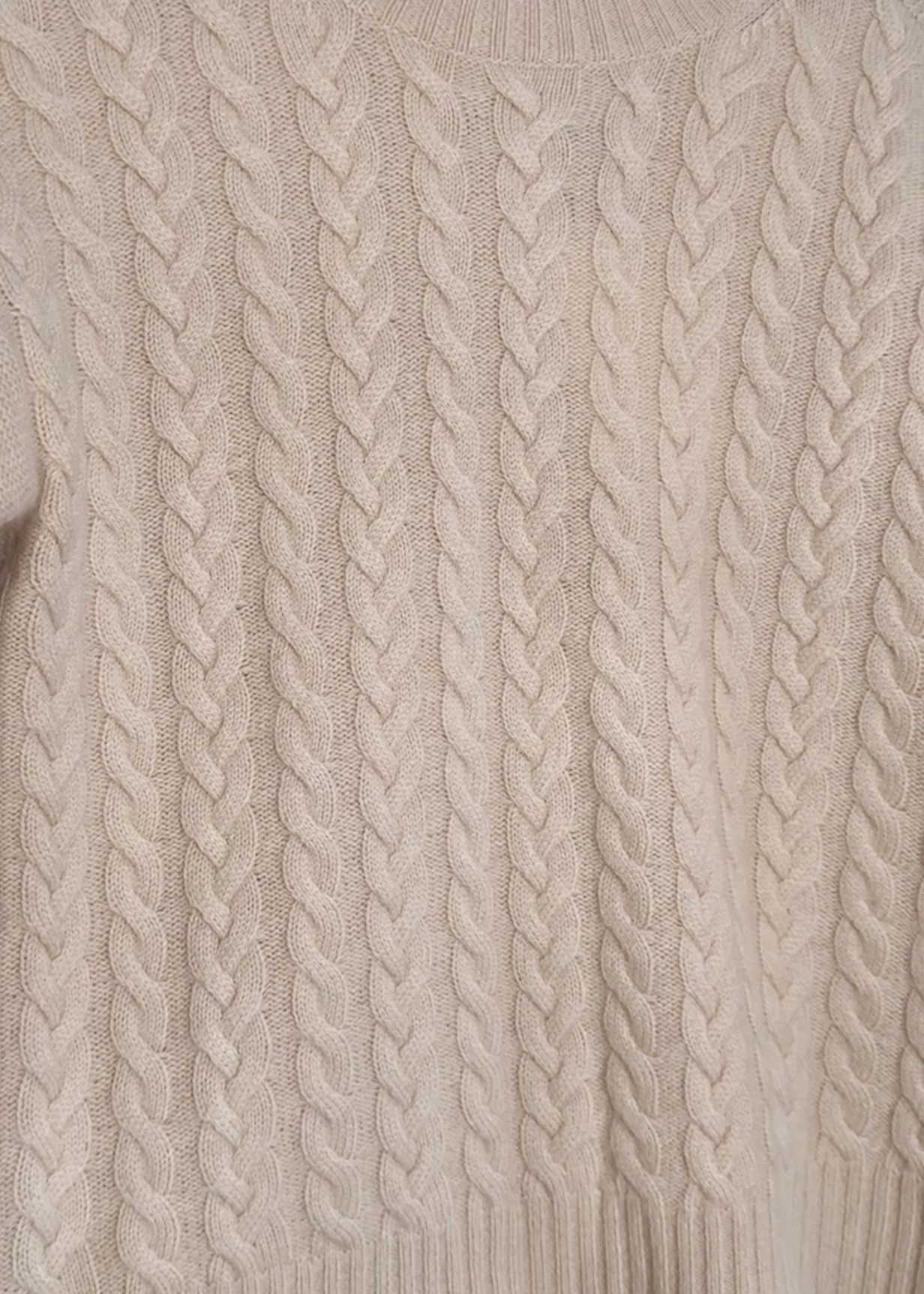 Max Mara Max Mara Breda Wool Cashmere Blend Cable Knit Sweater Size XS / US 0-2 / IT 36-38 - 4 Thumbnail