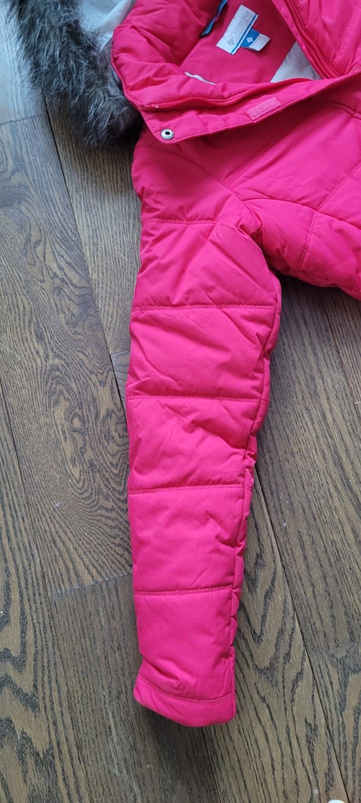 Other WOMENS COLUMBIAN COAT JACKET Sm Pink Zip Up Pockets Puffer Size XS / US 0-2 / IT 36-38 - 3 Thumbnail