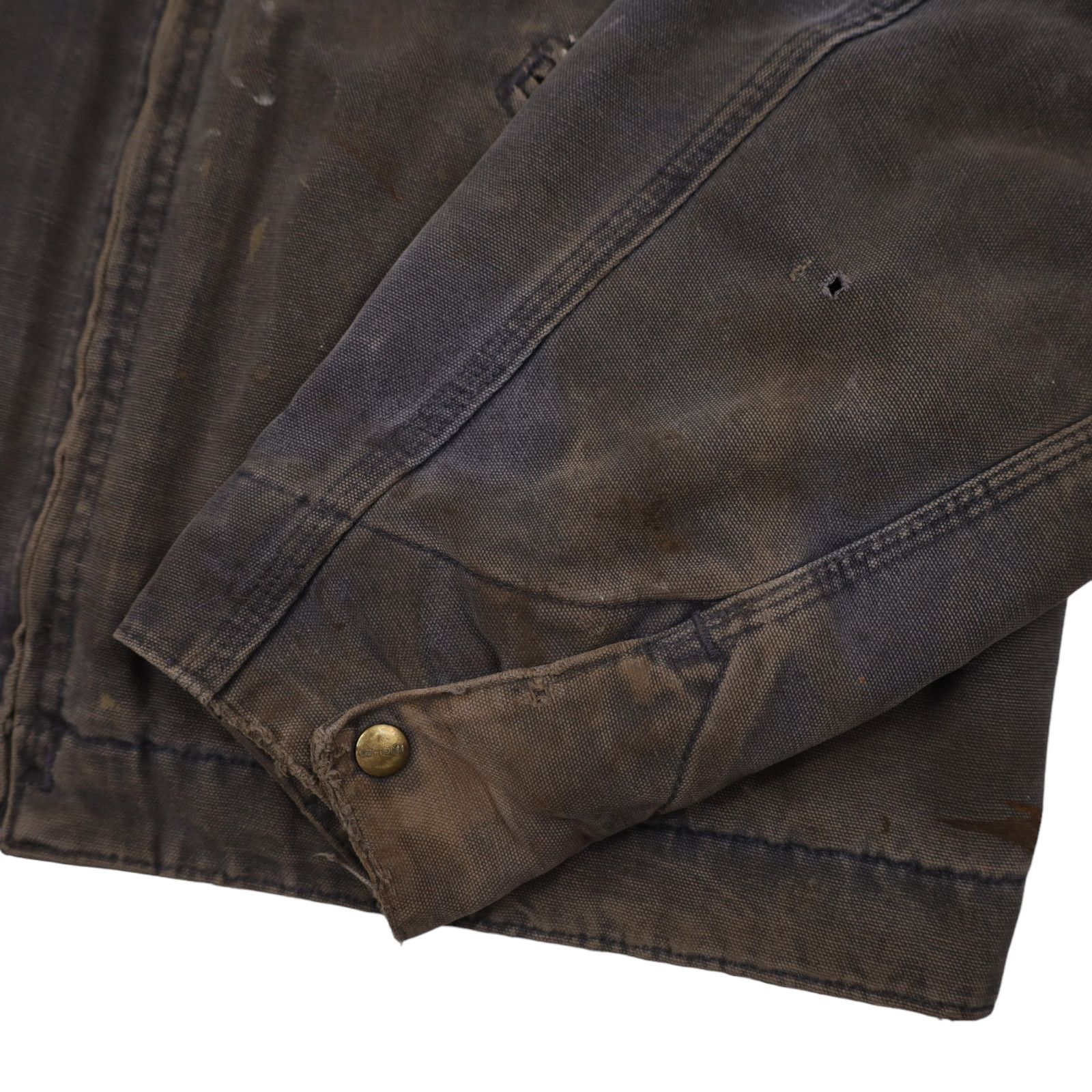 Carhartt × Vintage 2002 Vintage Distressed Carhartt J97PLT Jacket Size US XL / EU 56 / 4 - 4 Thumbnail