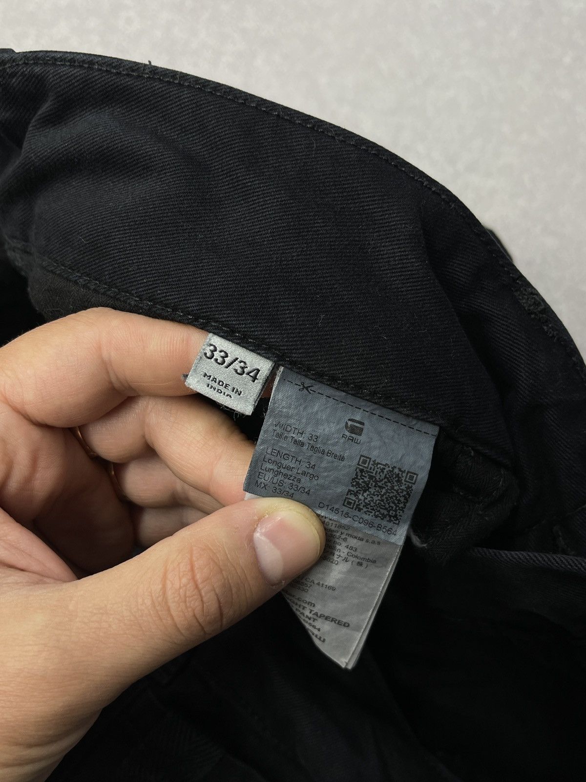 G-Star G Star Raw Roxic Cargo Pants Black Multipocket Y2K Size US 33 - 14 Thumbnail