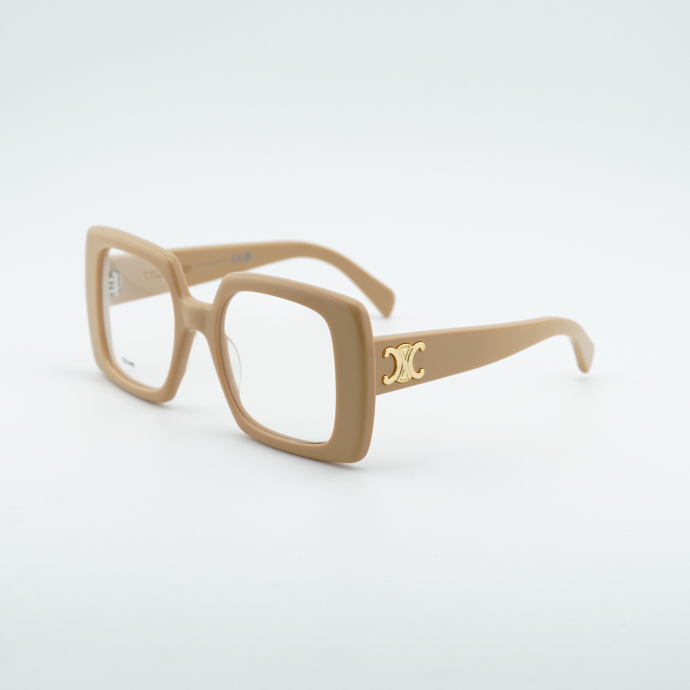 Celine Celine CL50121I 057 Eyeglasses Nude 51mm Square Frame Size ONE SIZE - 1 Thumbnail