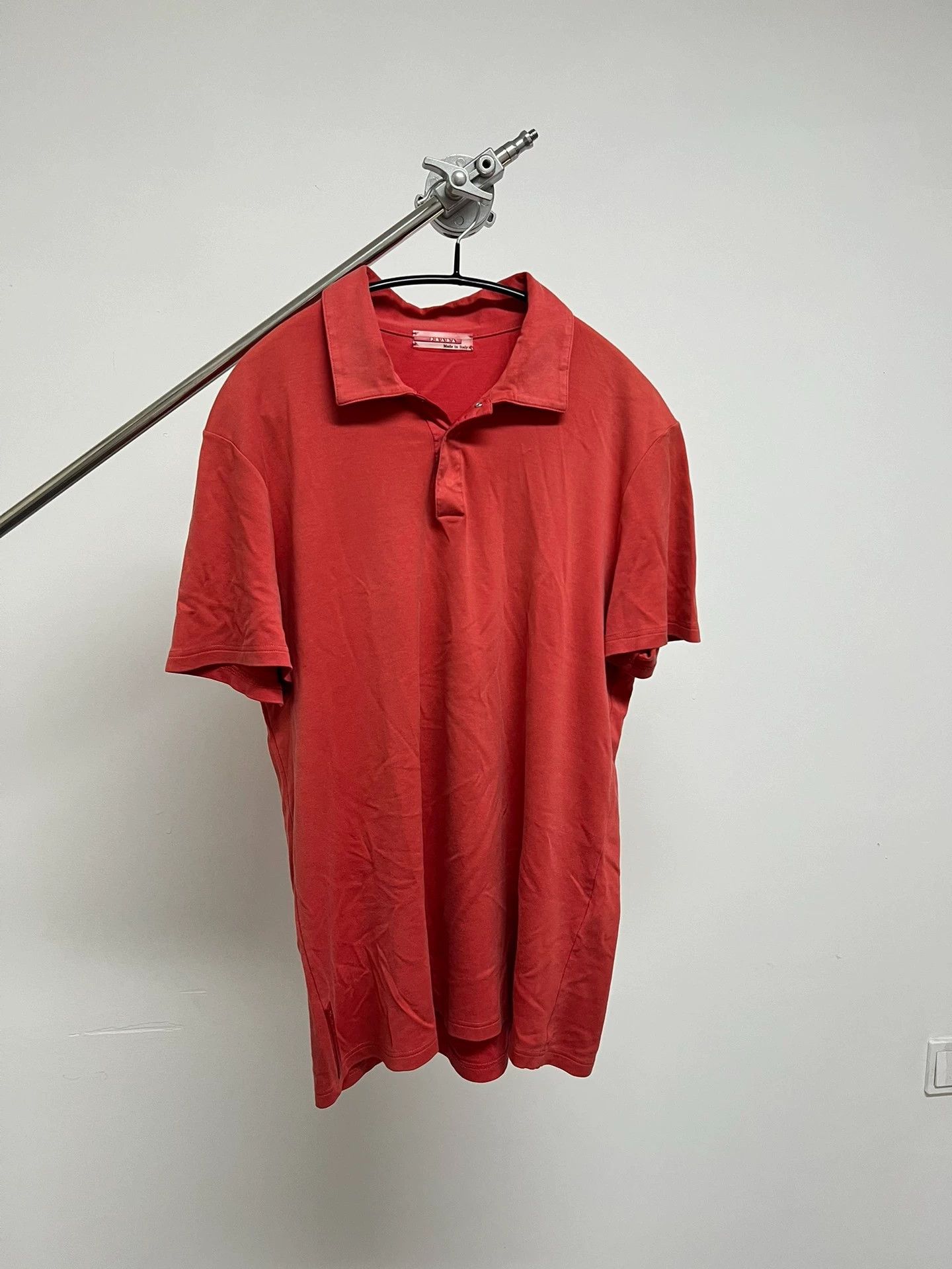 Prada Prada vintage sports polo shirt Red Label watermelon pink Size US M / EU 48-50 / 2 - 2 Thumbnail