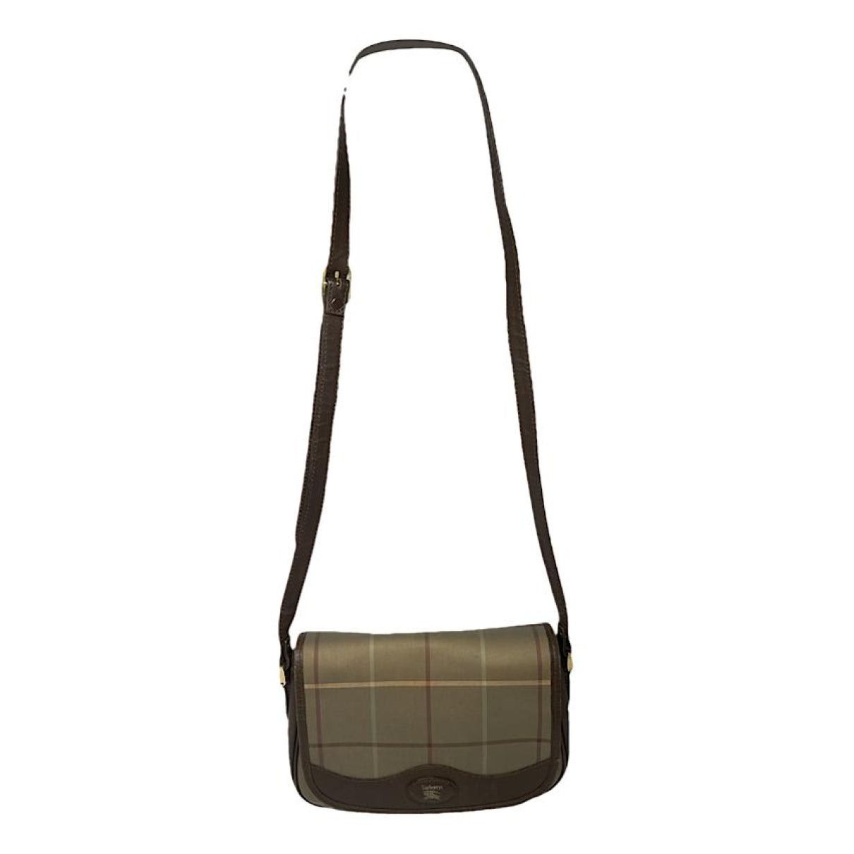 Burberry The Link Brown Leather Handbag Size ONE SIZE - 1 Thumbnail