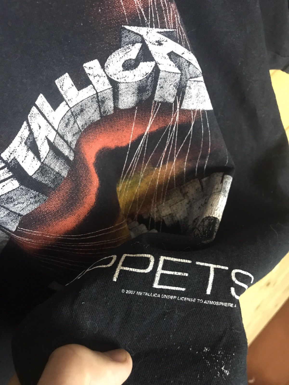 Metallica Vintage 2007 Metallica master of puppets t-shirt Size US M / EU 48-50 / 2 - 6 Thumbnail
