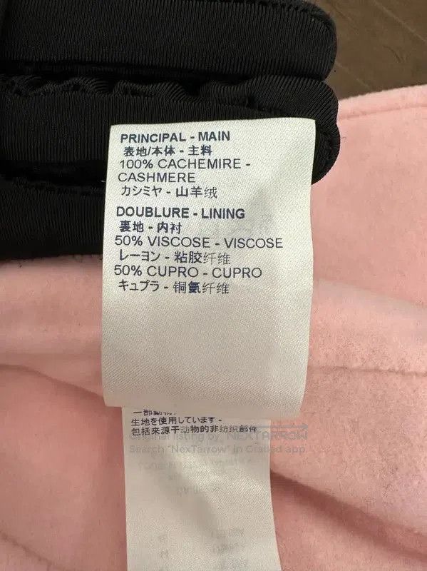 Louis Vuitton Louis Vuitton Pink Cashmere Women's Coat . Size S / US 4 / IT 40 - 6 Thumbnail