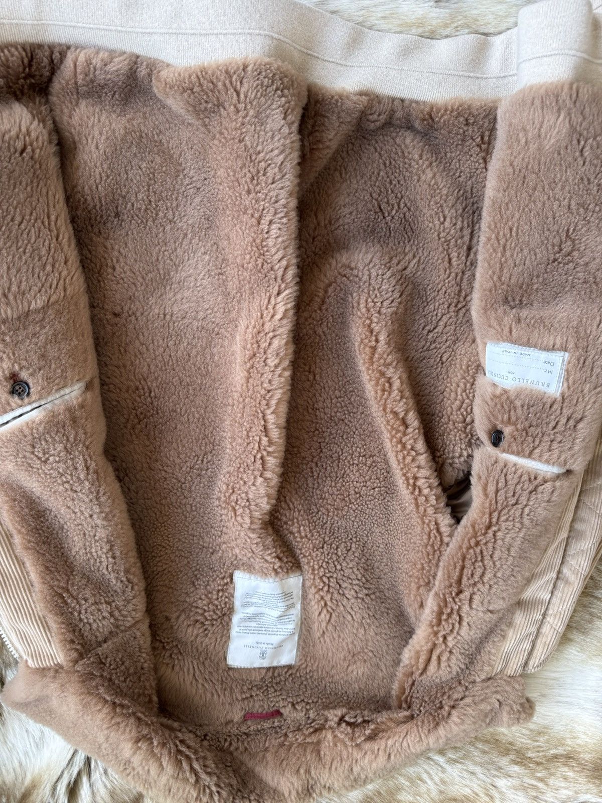Brunello Cucinelli Corduroy shearling jacket Size US M / EU 48-50 / 2 - 3 Thumbnail