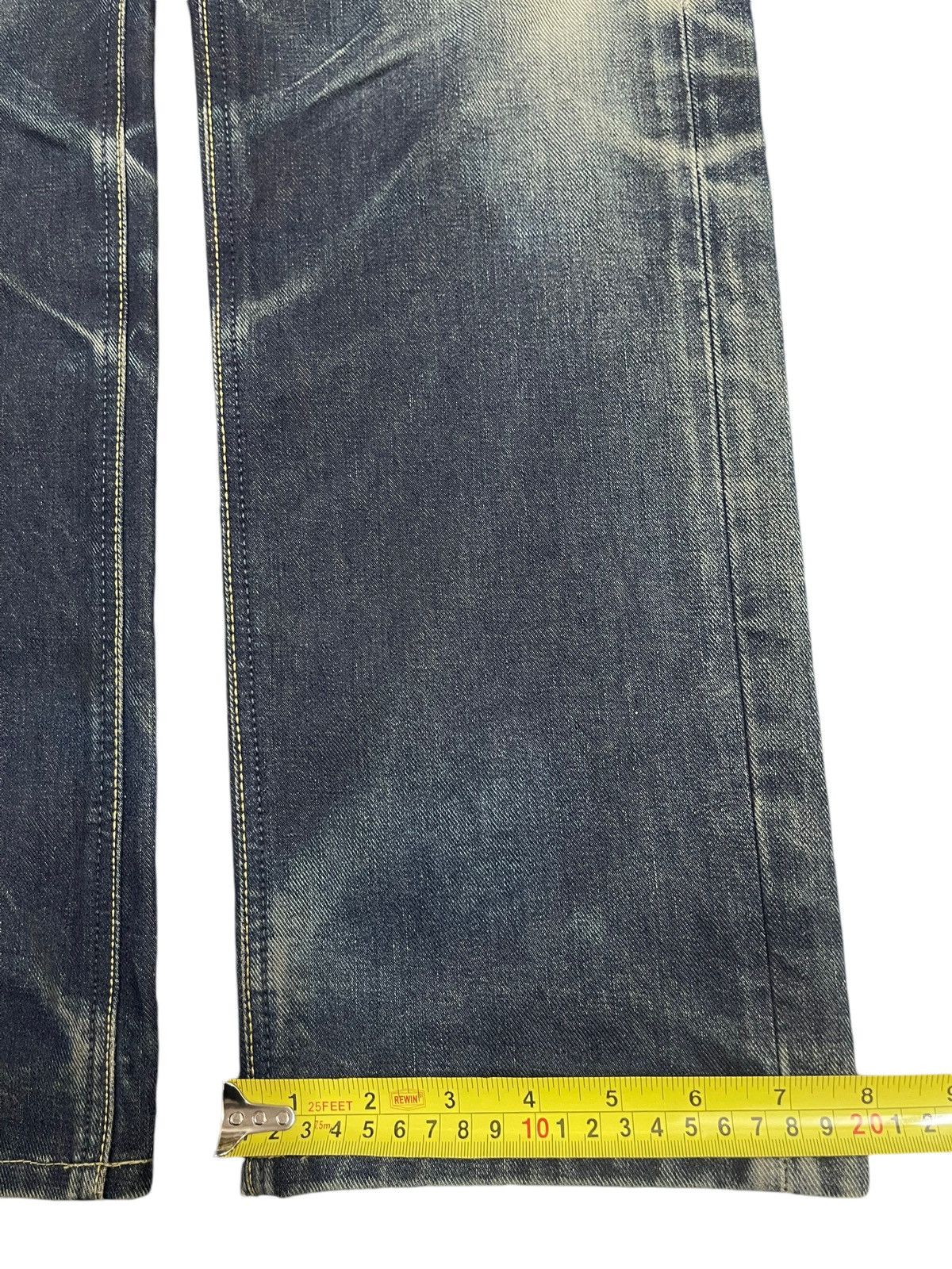 Lee Vintage 90s Lee Blue Faded Wash Style Distressed Jeans Size US 30 / EU 46 - 19 Thumbnail