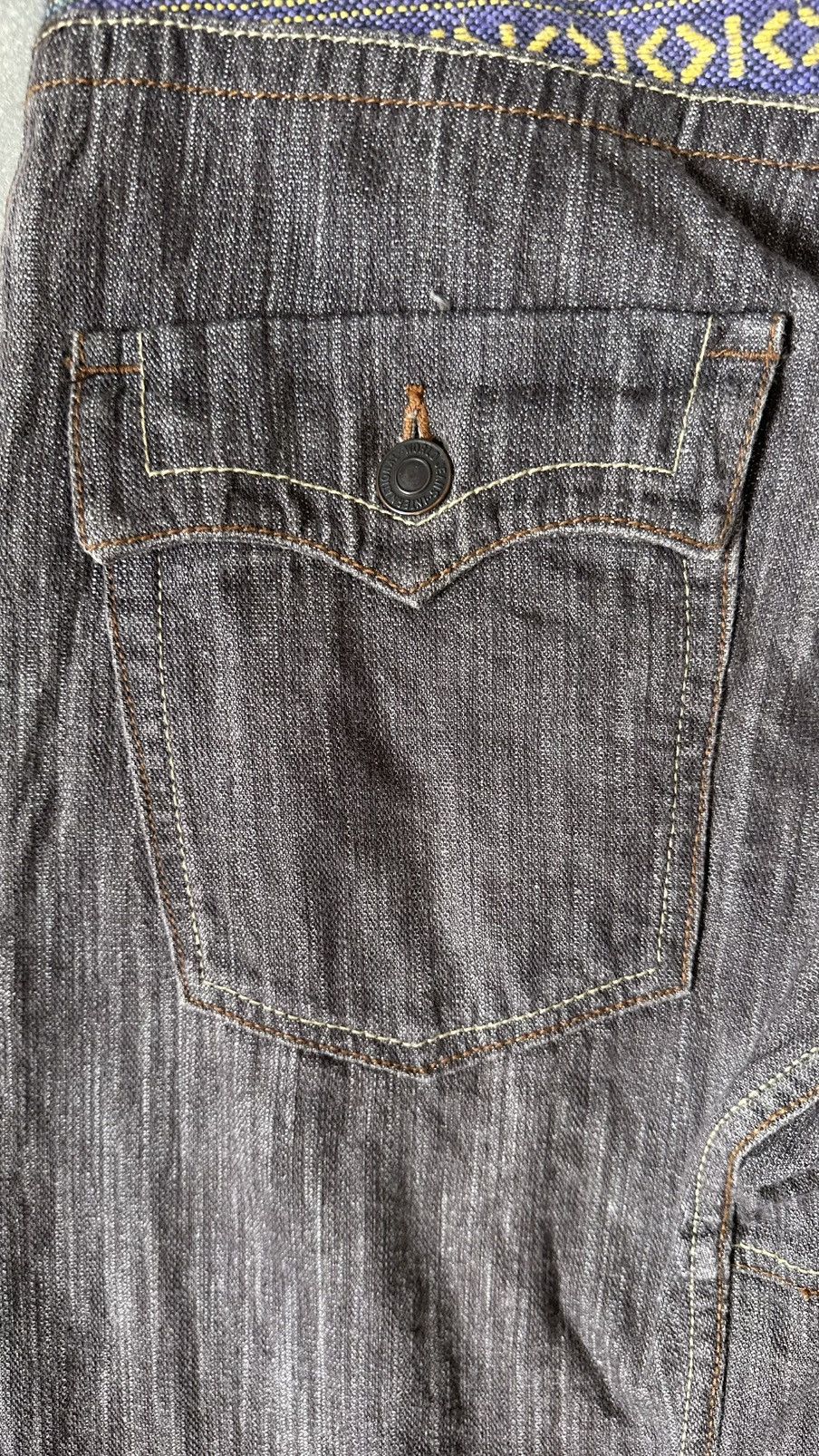 Japanese Brand VINTAGE DOMINATE HANDCRAFTED JEANS Size US 34 / EU 50 - 13 Thumbnail