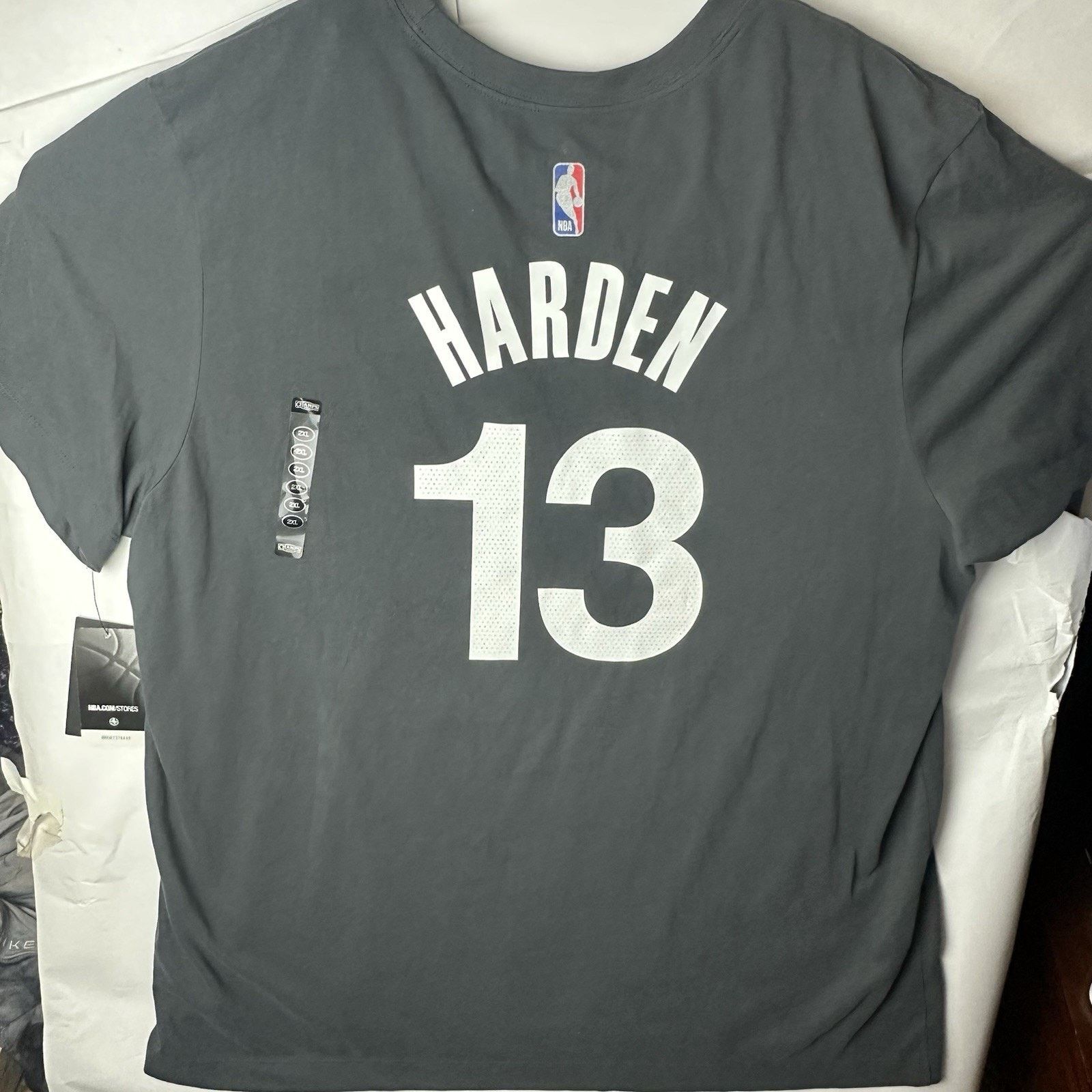 Nike Nike Dri Fit Brooklyn Nets Kevin Durant T Shirt Men’s XXL Size US XXL / EU 58 / 5 - 8 Thumbnail