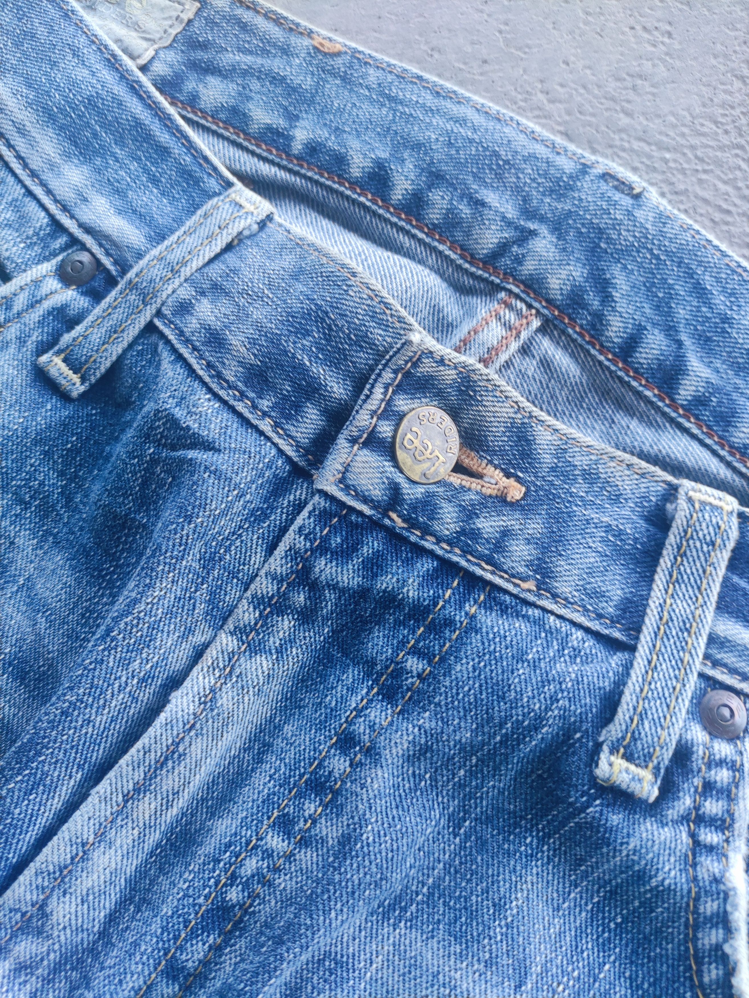 Lee Vintage Lee Baggy Distress Faded Denim Size US 34 / EU 50 - 5 Thumbnail