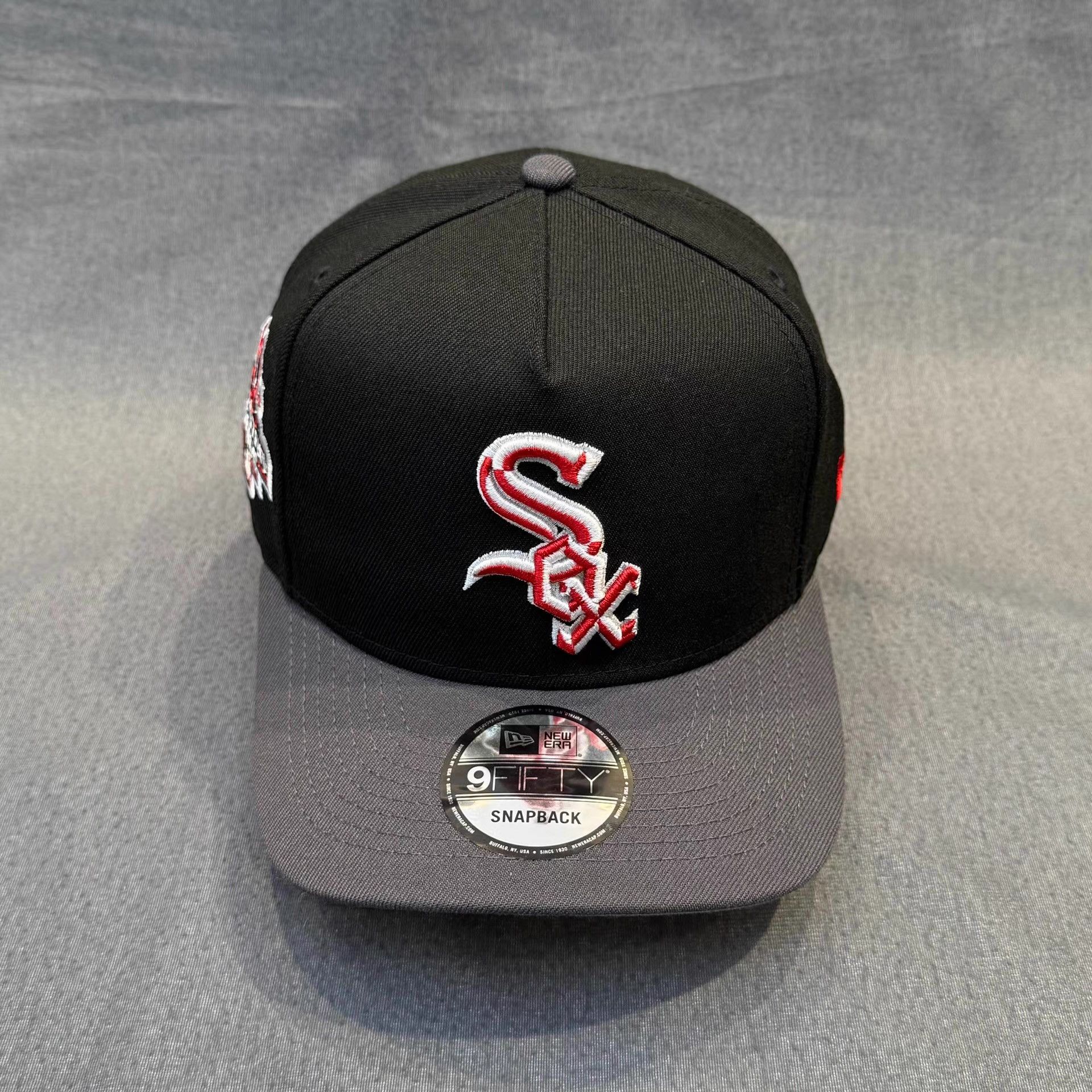 New Era New Era Baseball Cap Flat Brim Hat Q5 Size ONE SIZE - 1 Thumbnail