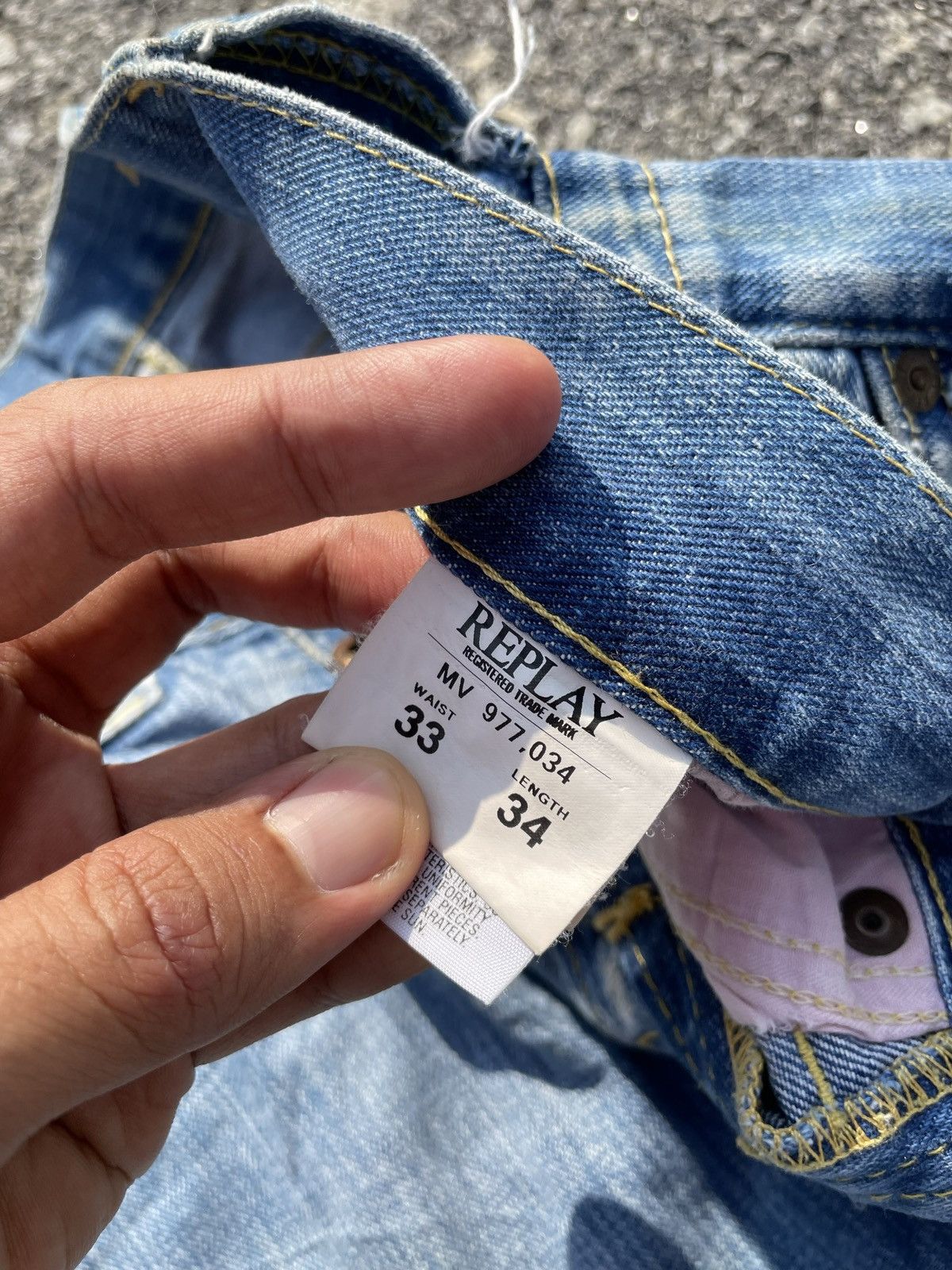 Japanese Brand × Replay Replay Denim Size US 35 - 4 Thumbnail